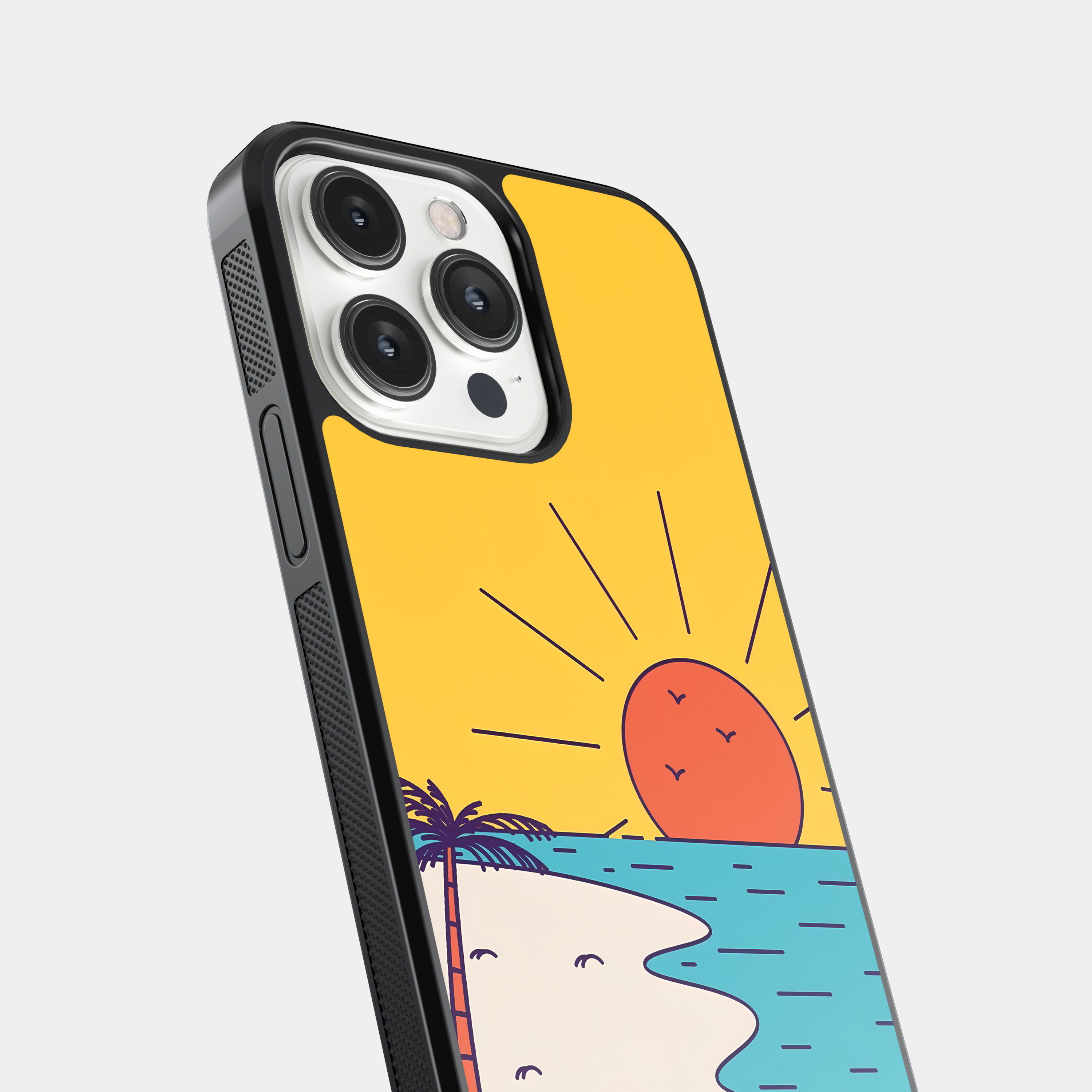 Relaxing Ocean Sunset Mobile Cover - Summer Vacation Vibes