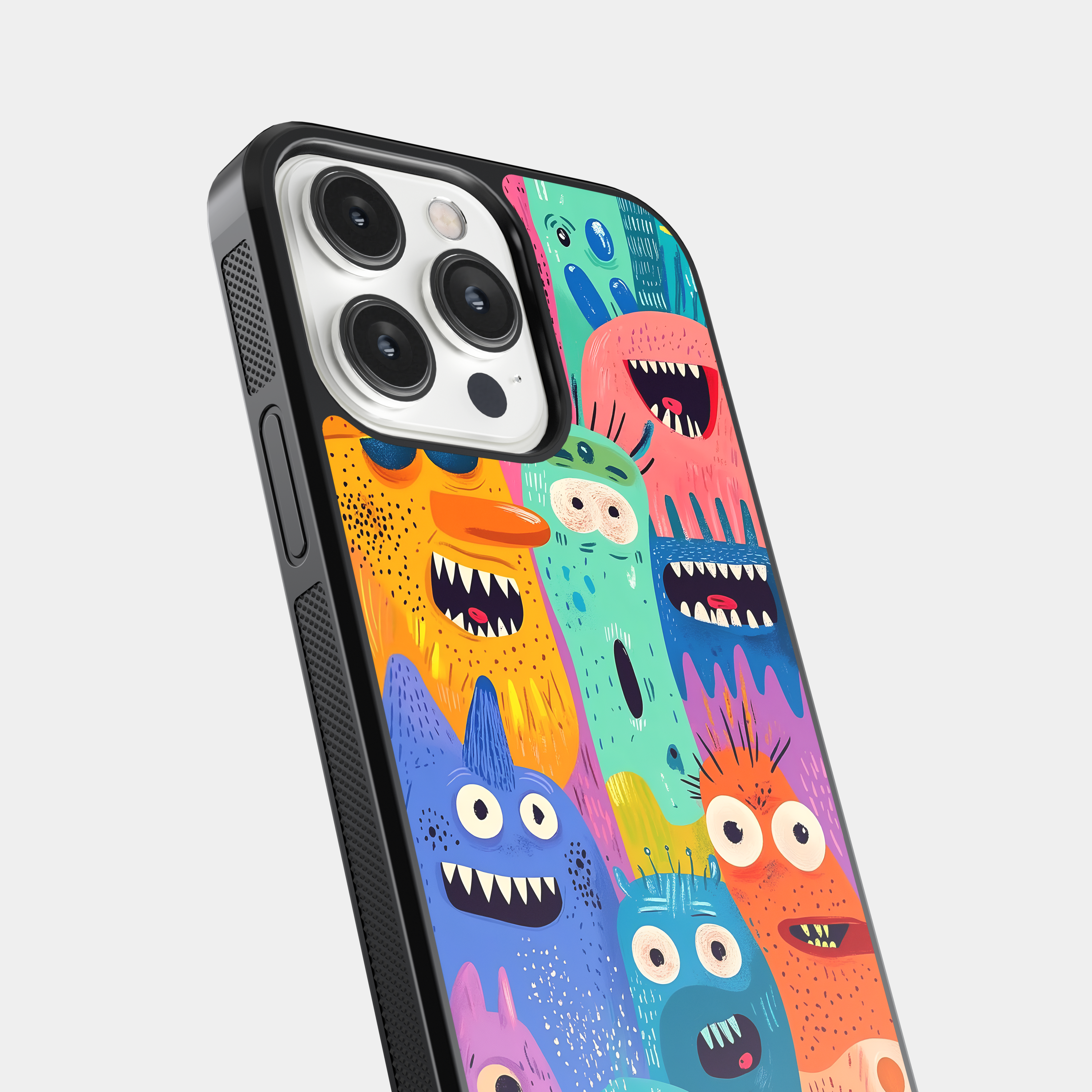 Cute Monster Mobile Case - Colorful Cartoon Character Design