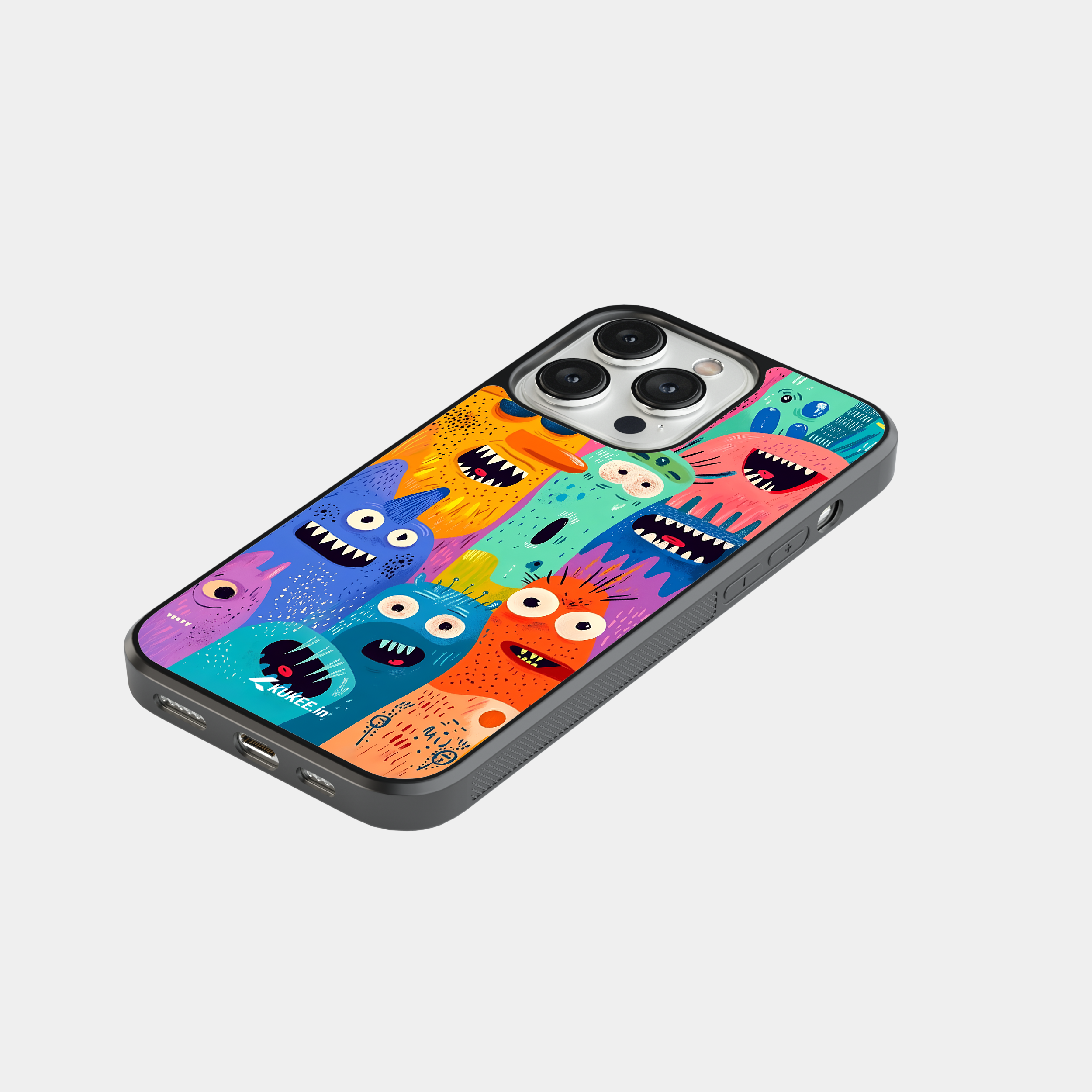 Cute Monster Mobile Case - Colorful Cartoon Character Design