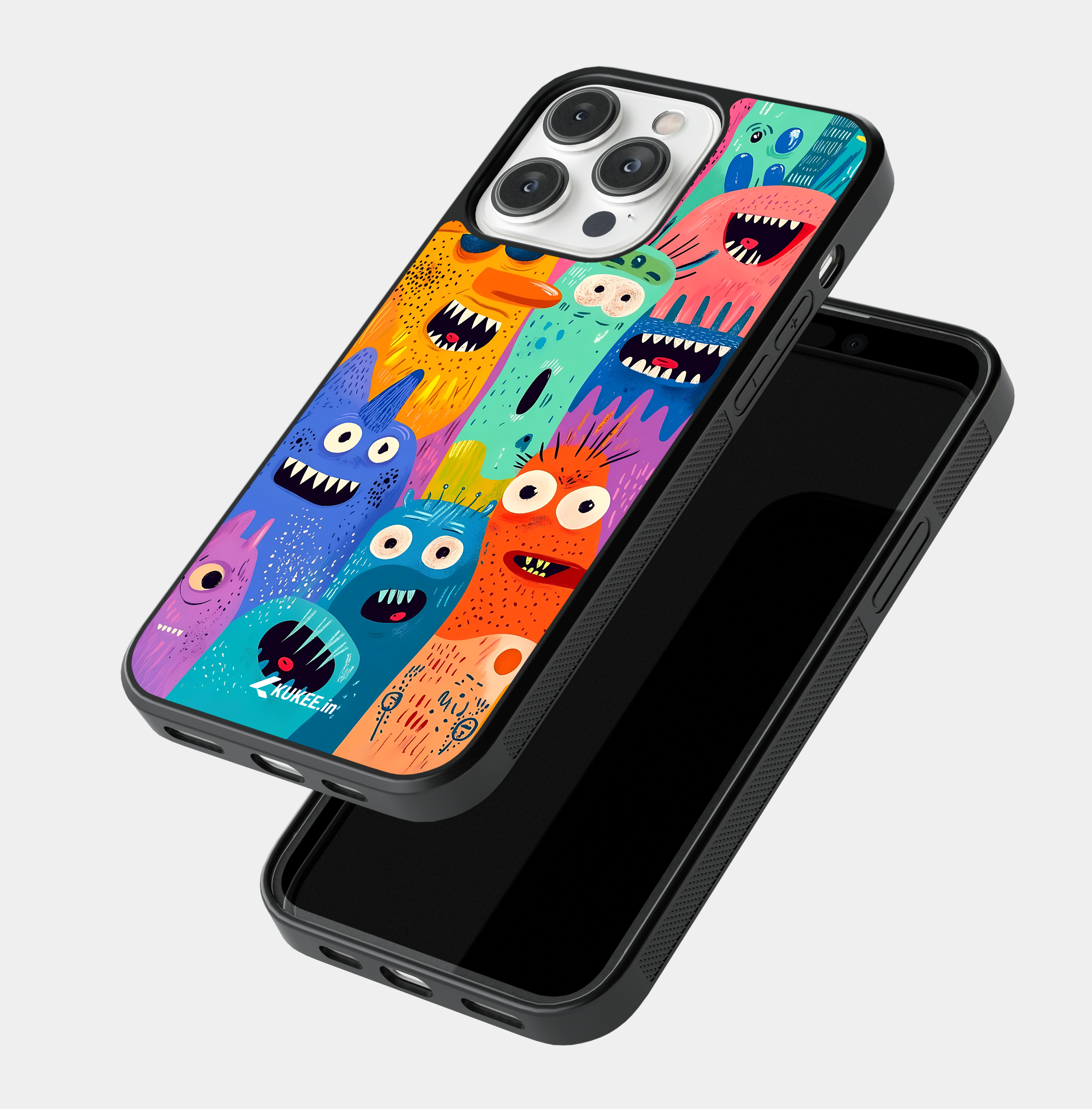 Cute Monster Mobile Case - Colorful Cartoon Character Design