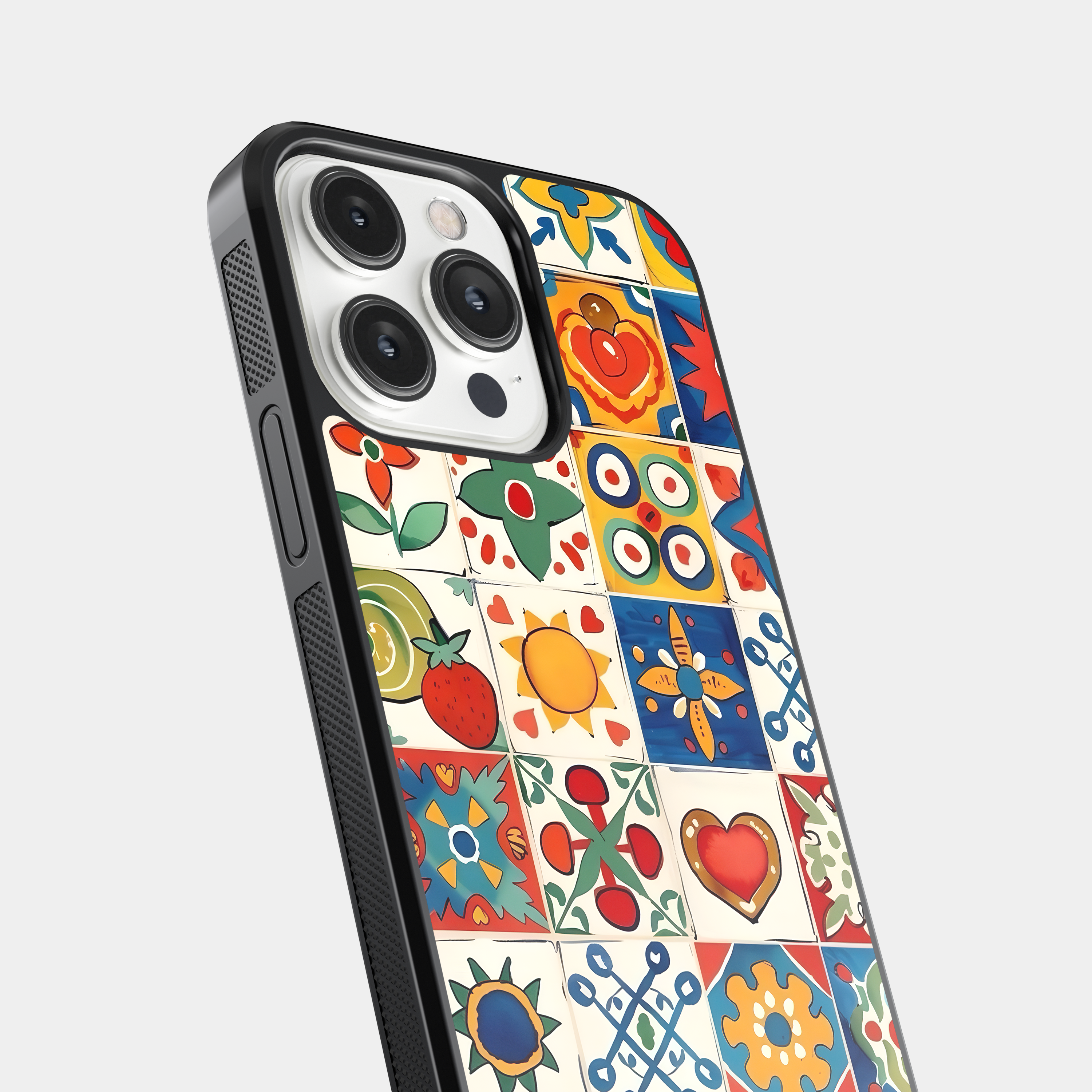 Vibrant Mexican Talavera Tile Mobile Case - Colorful Folk Art