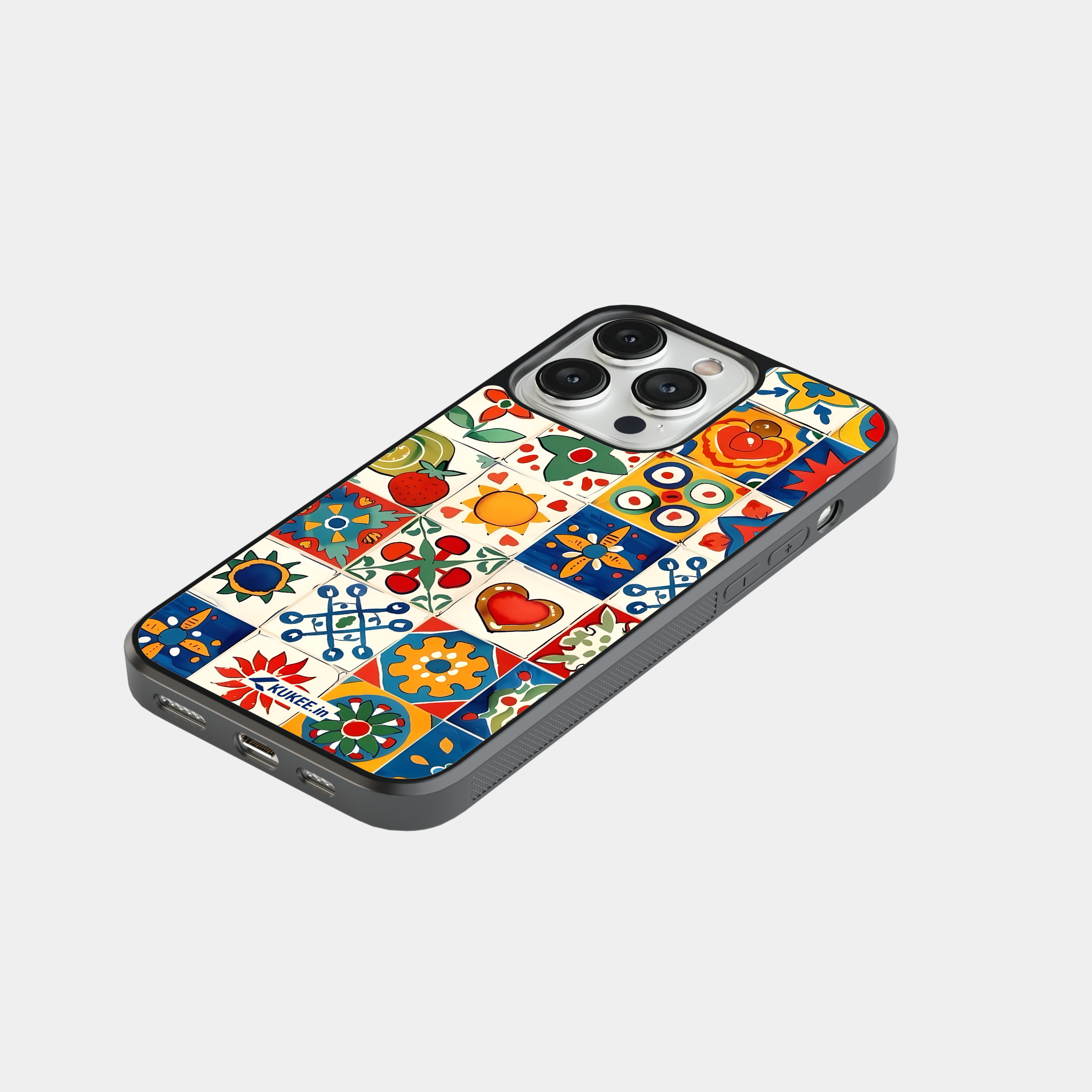 Vibrant Mexican Talavera Tile Mobile Case - Colorful Folk Art