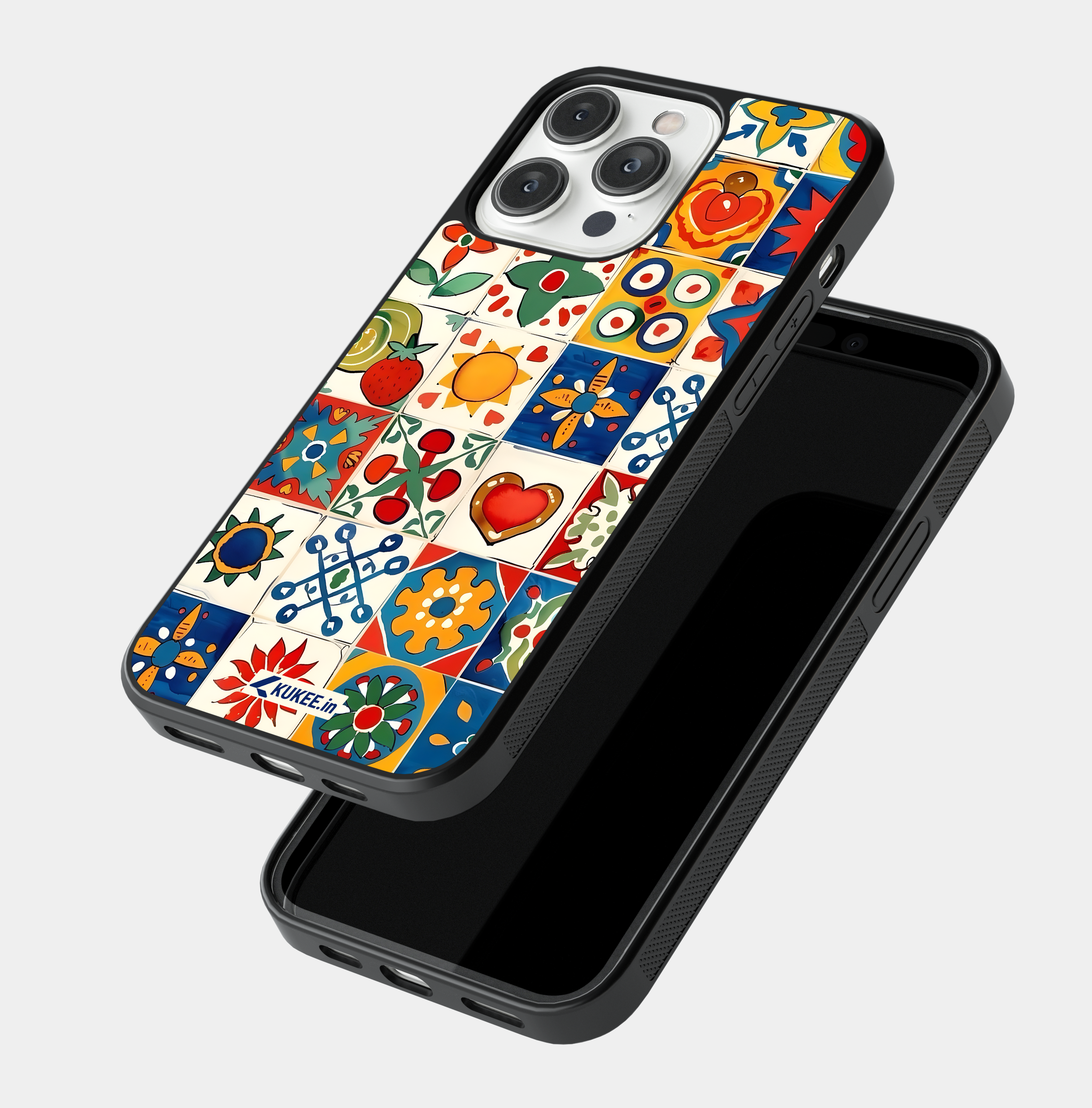 Vibrant Mexican Talavera Tile Mobile Case - Colorful Folk Art