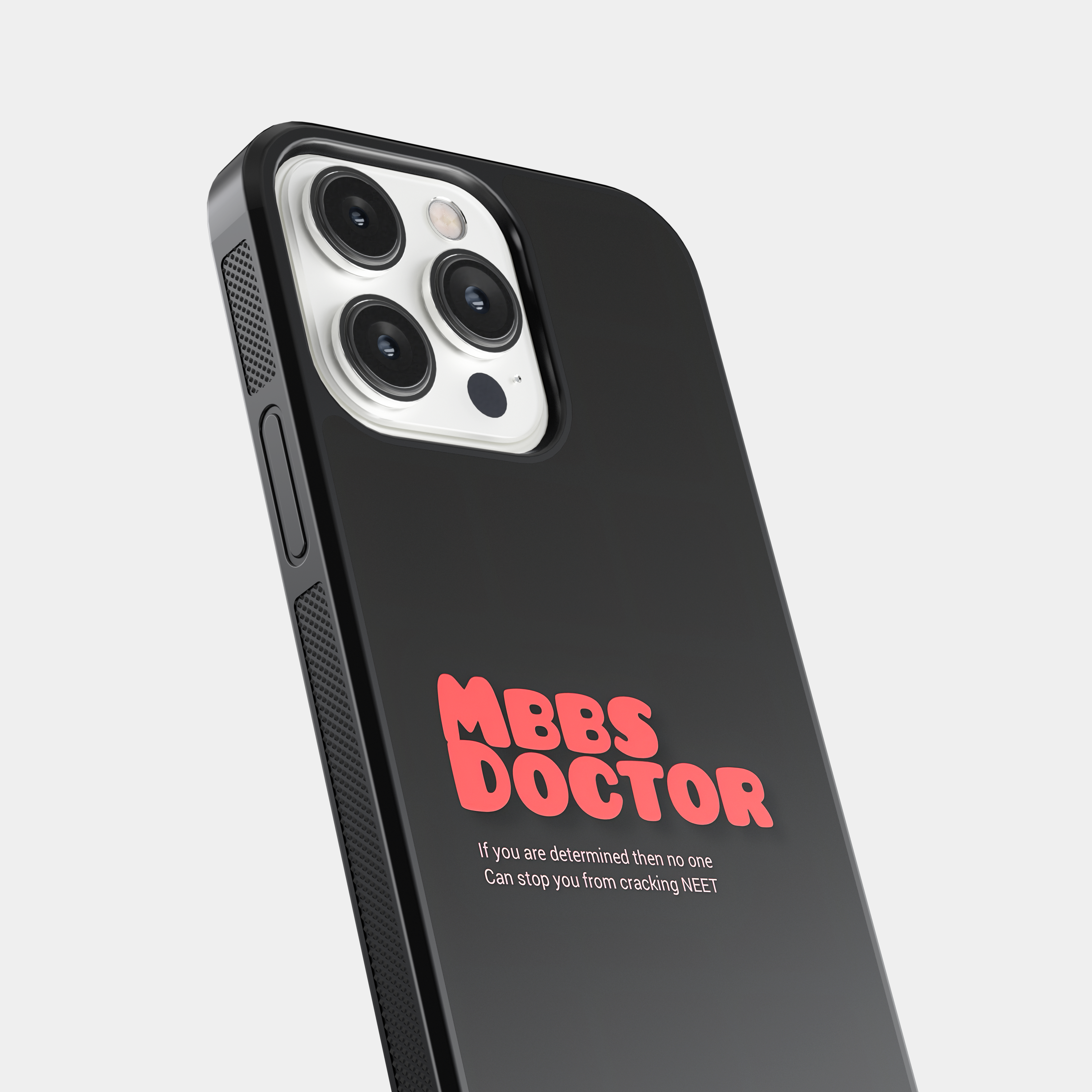 MBBS Doctor - Medical Student Mobile Cover - Determined to Crack NEET