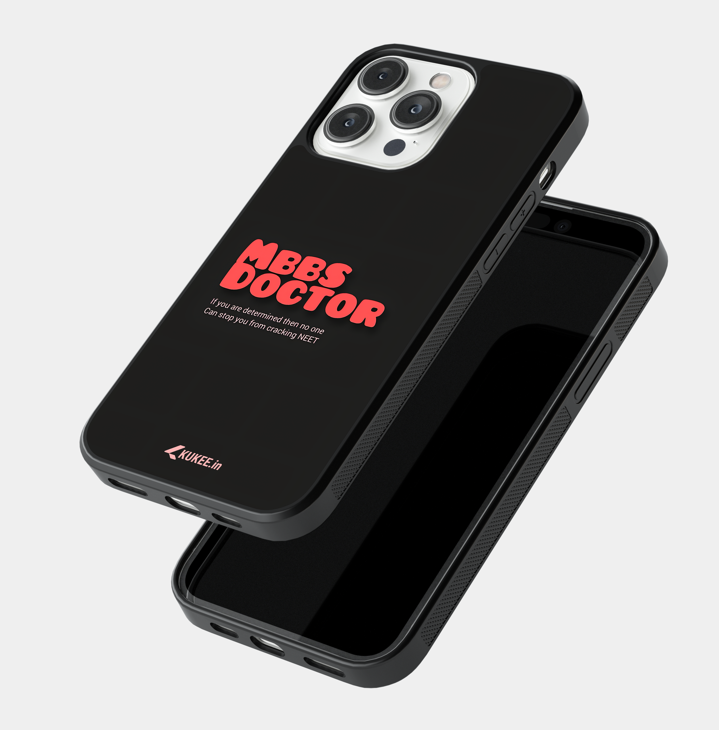 MBBS Doctor - Medical Student Mobile Cover - Determined to Crack NEET