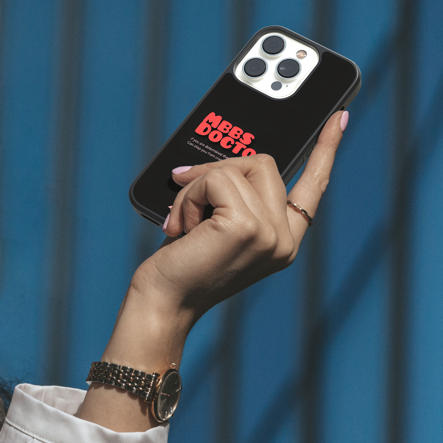 MBBS Doctor - Medical Student Mobile Cover - Determined to Crack NEET