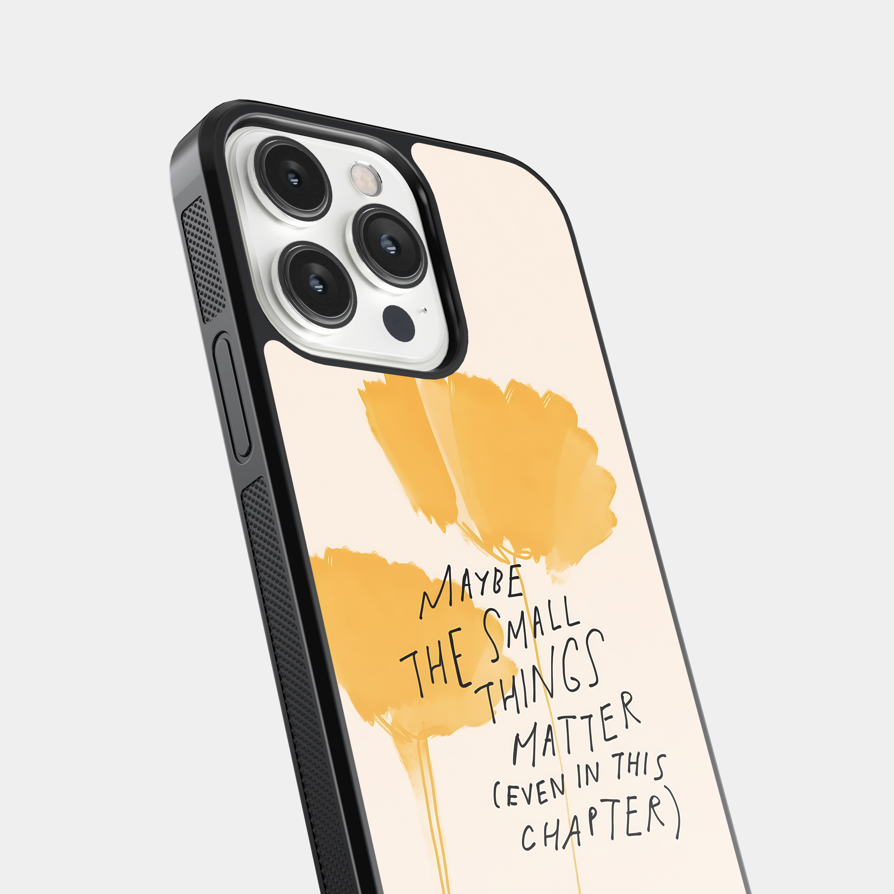 Maybe the small things matter - Positive Quote Mobile Cover