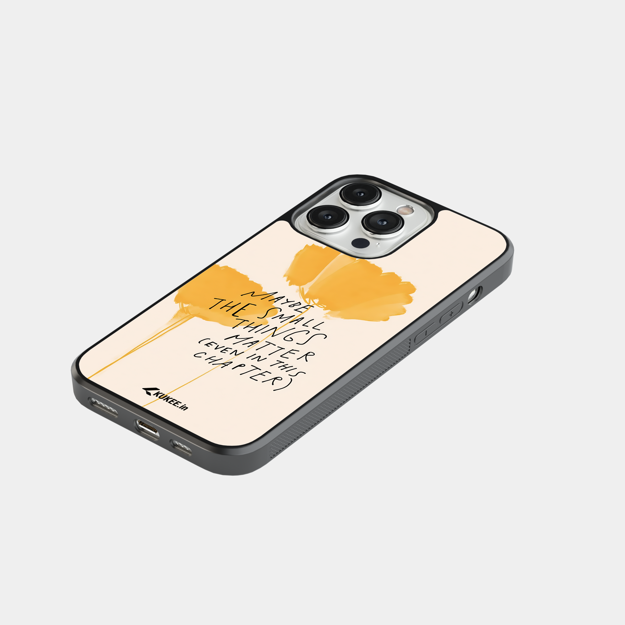 Maybe the small things matter - Positive Quote Mobile Cover