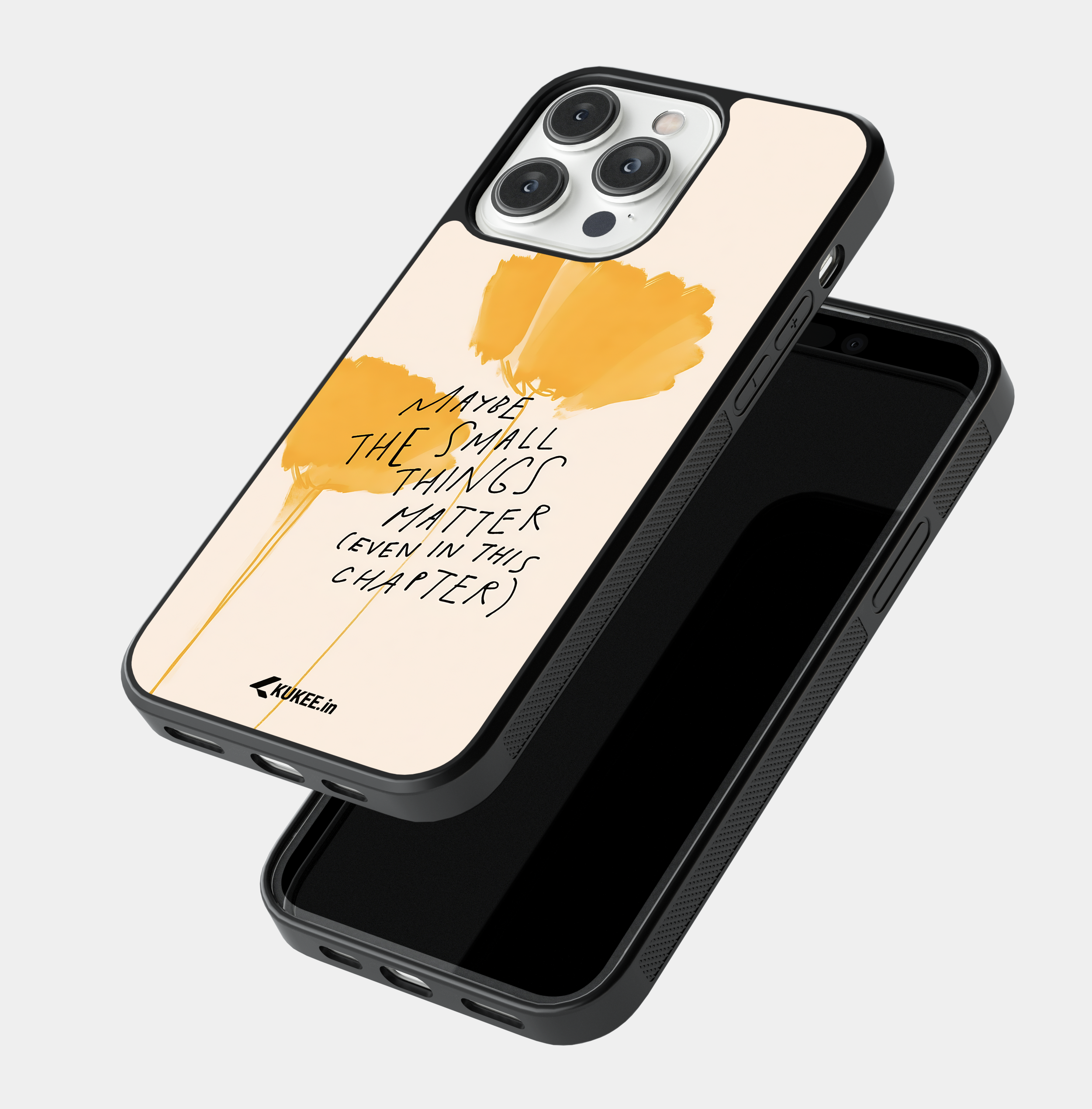 Maybe the small things matter - Positive Quote Mobile Cover