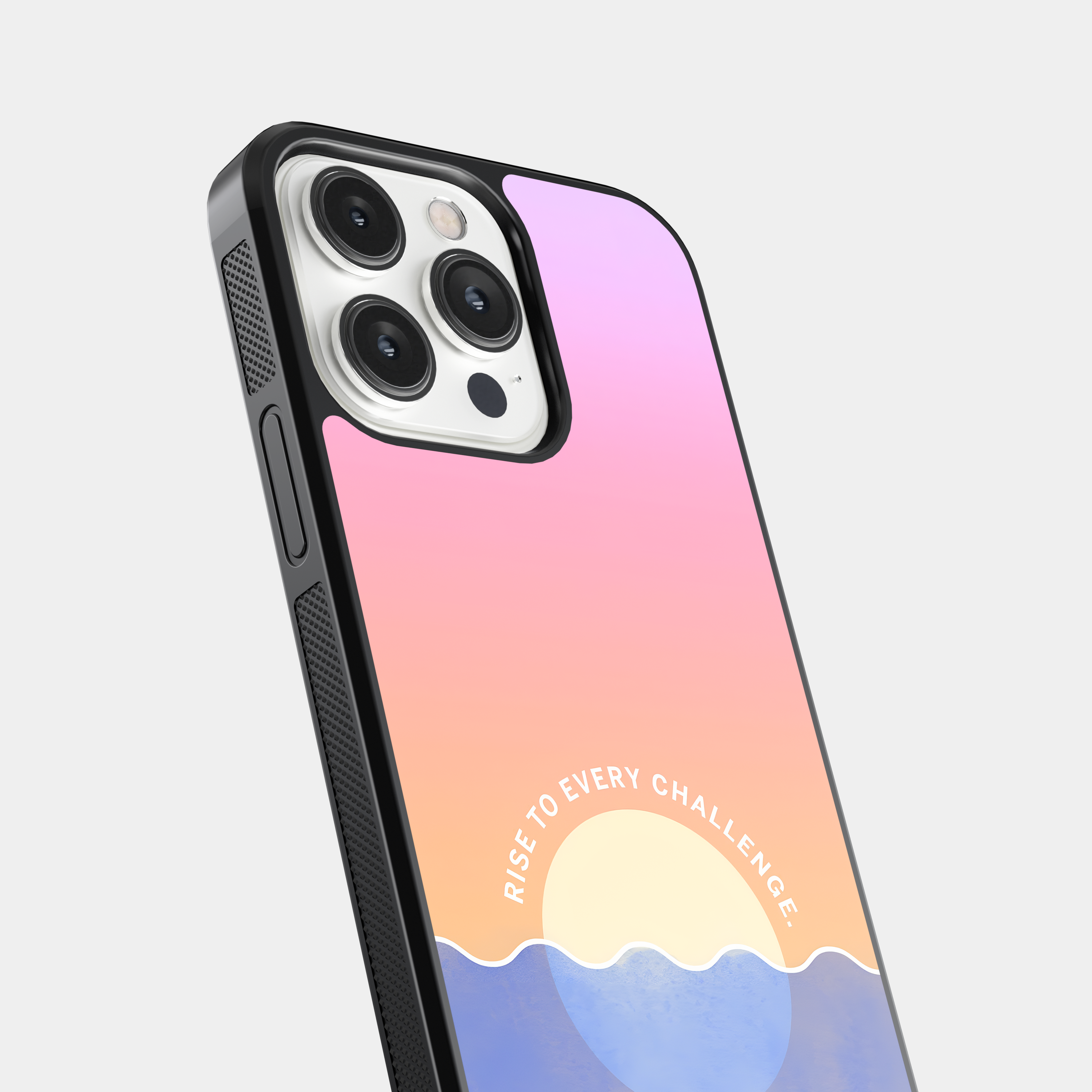 Rise to every challenge - Motivational Sunrise Over Ocean