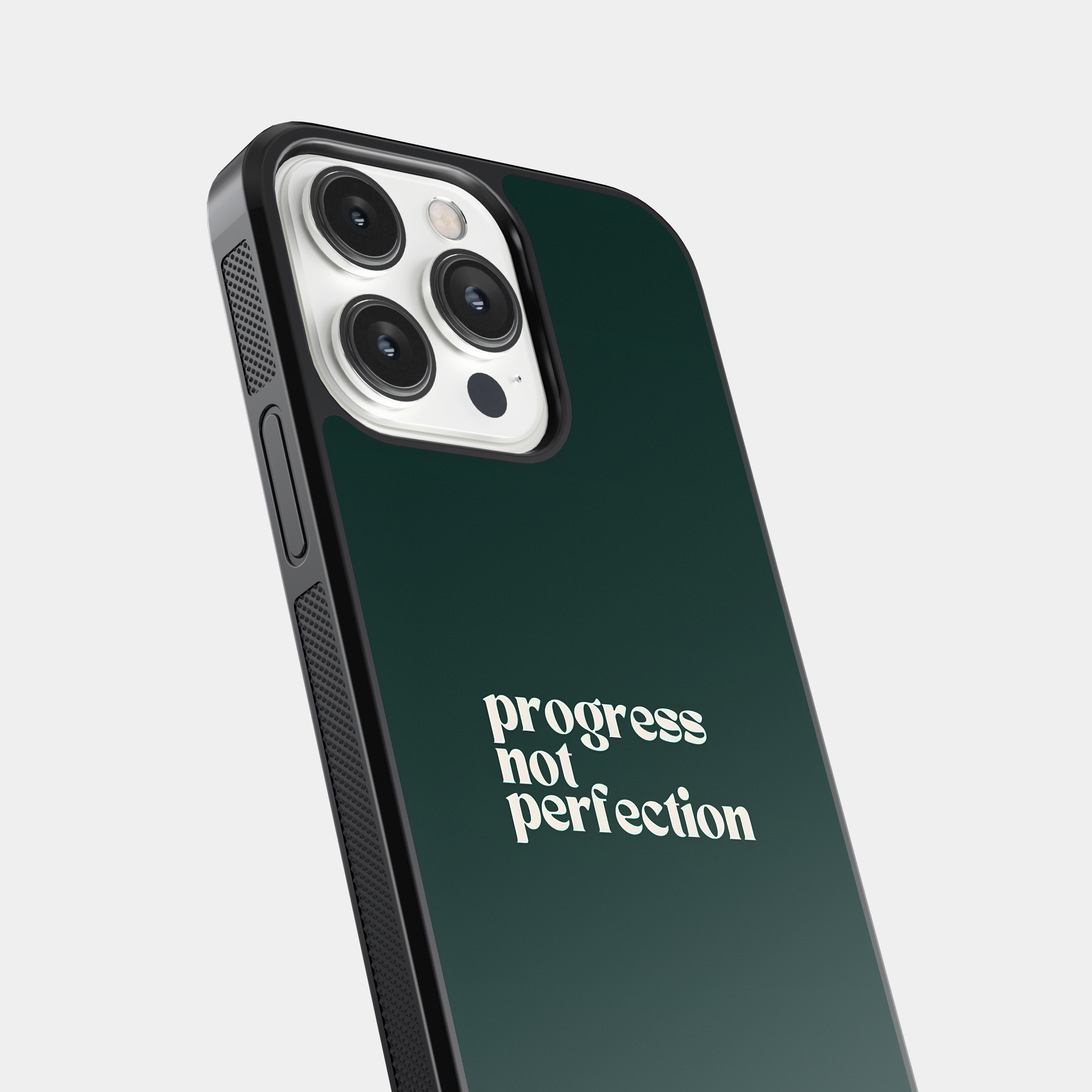 Progress Not Perfection - Inspirational Mobile Cover - Focus on Growth