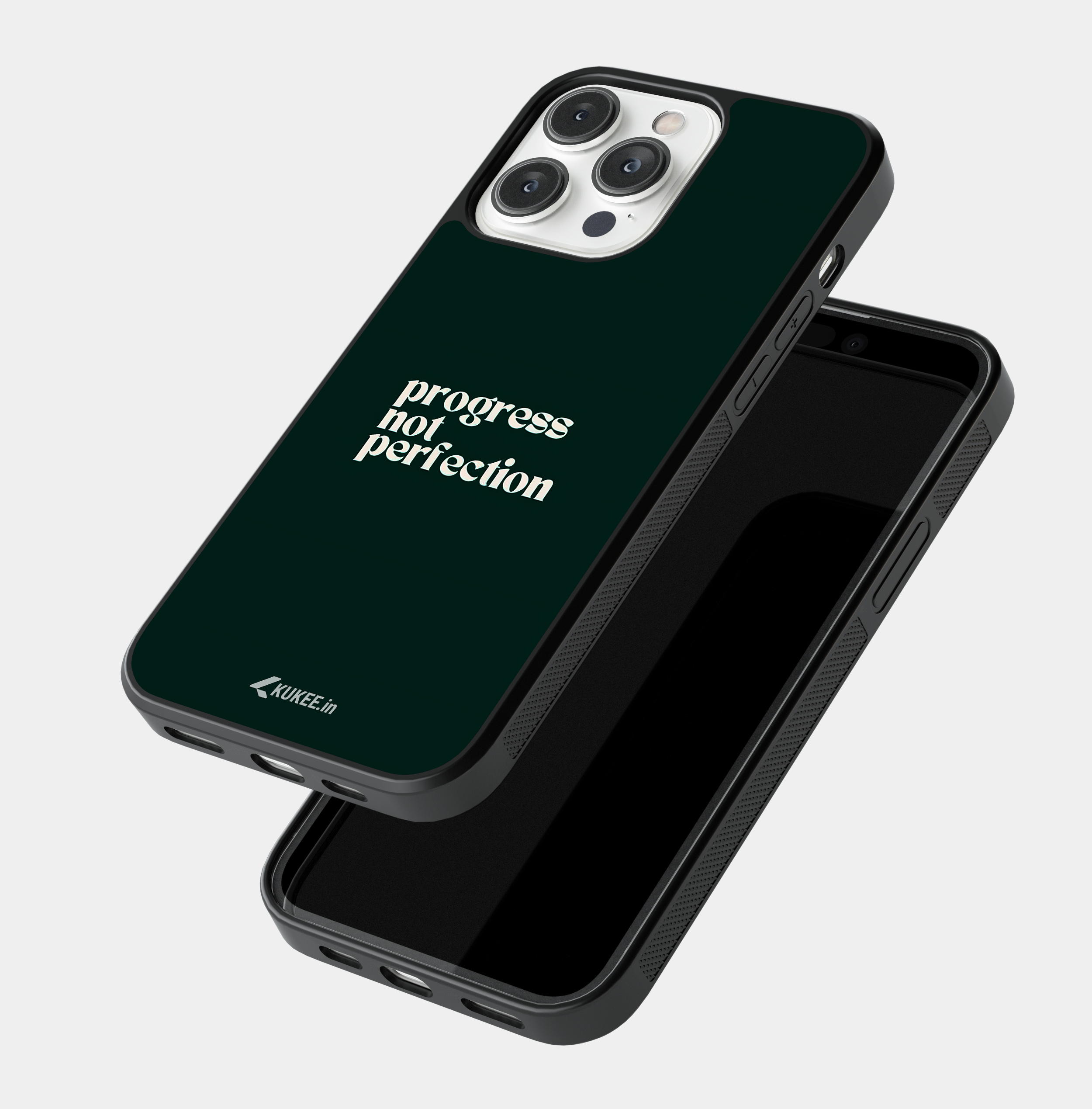 Progress Not Perfection - Inspirational Mobile Cover - Focus on Growth