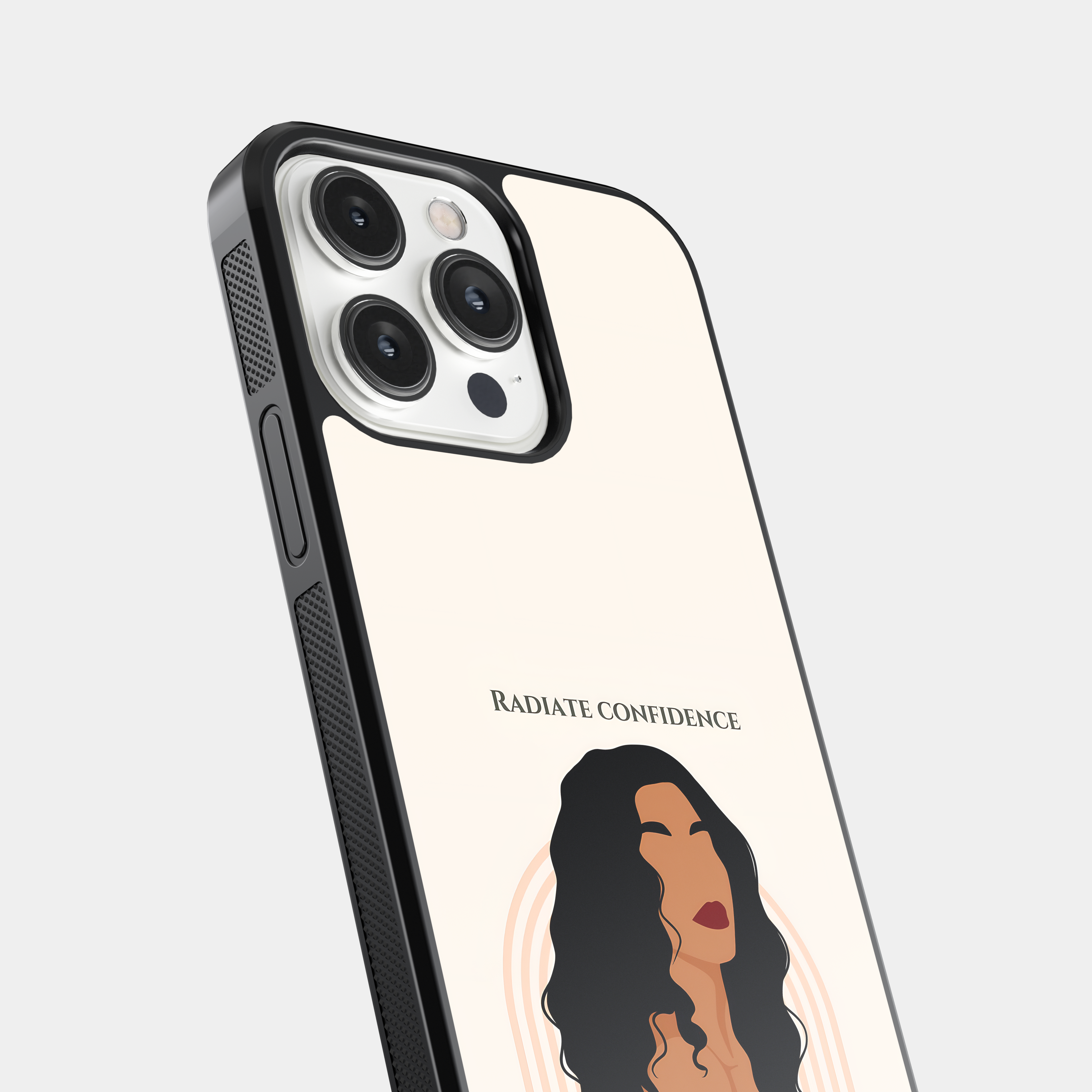 Radiate Confidence - Stylish Female Art | Empowering Woman Illustration