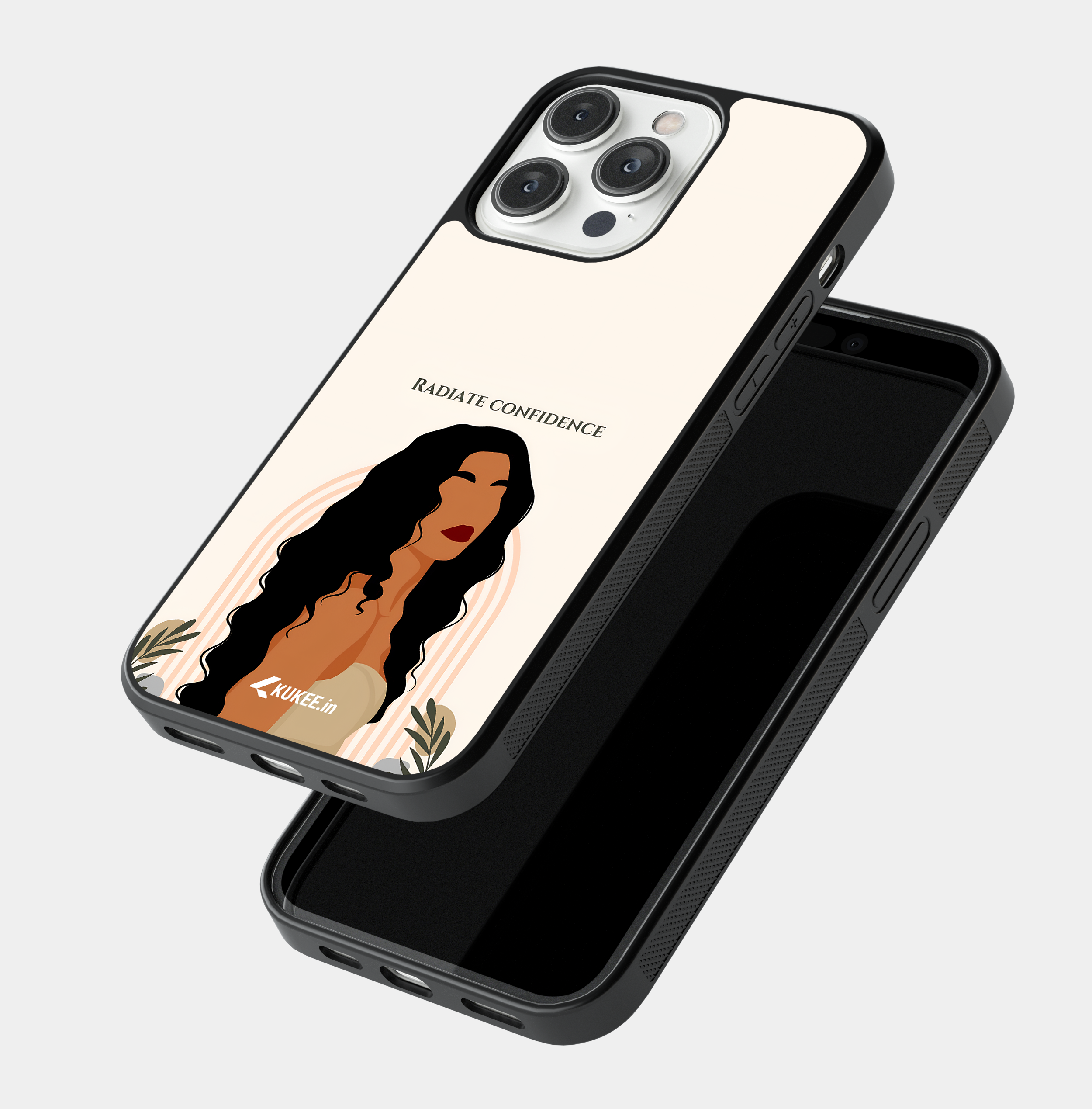 Radiate Confidence - Stylish Female Art | Empowering Woman Illustration