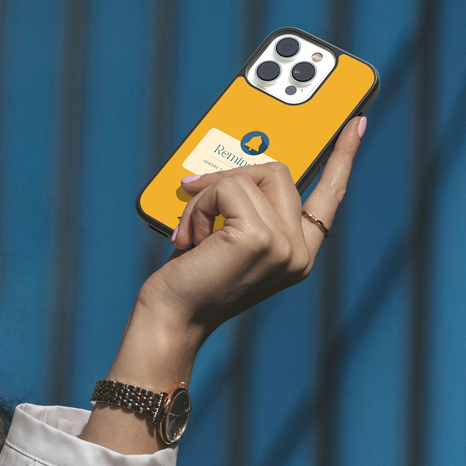 Reminder: Ignore Distractions - Motivational Quote Mobile Cover - Stay Focused Reminder