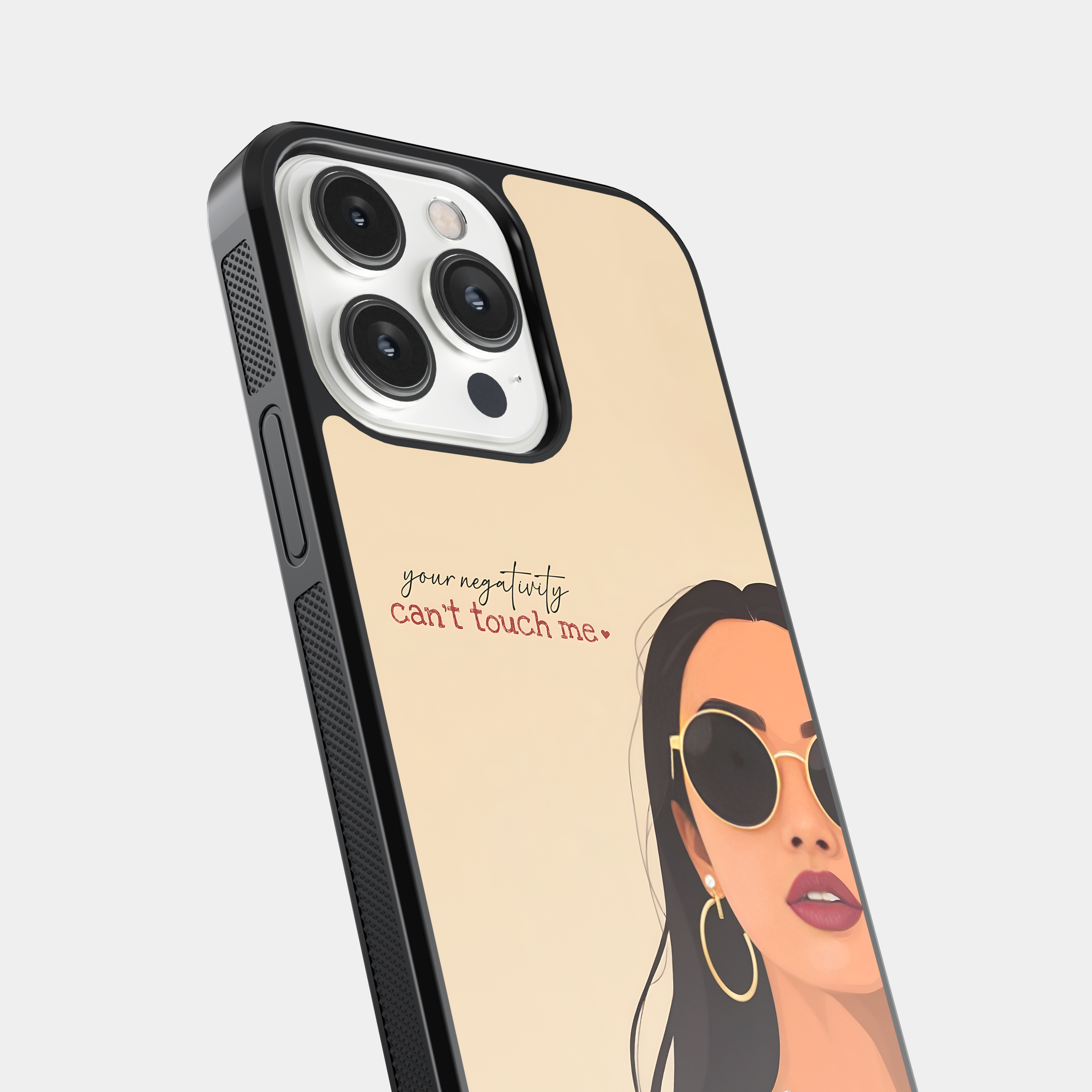 Negativity Can't Touch Me - Stylish Woman in Sunglasses | Empowering Woman