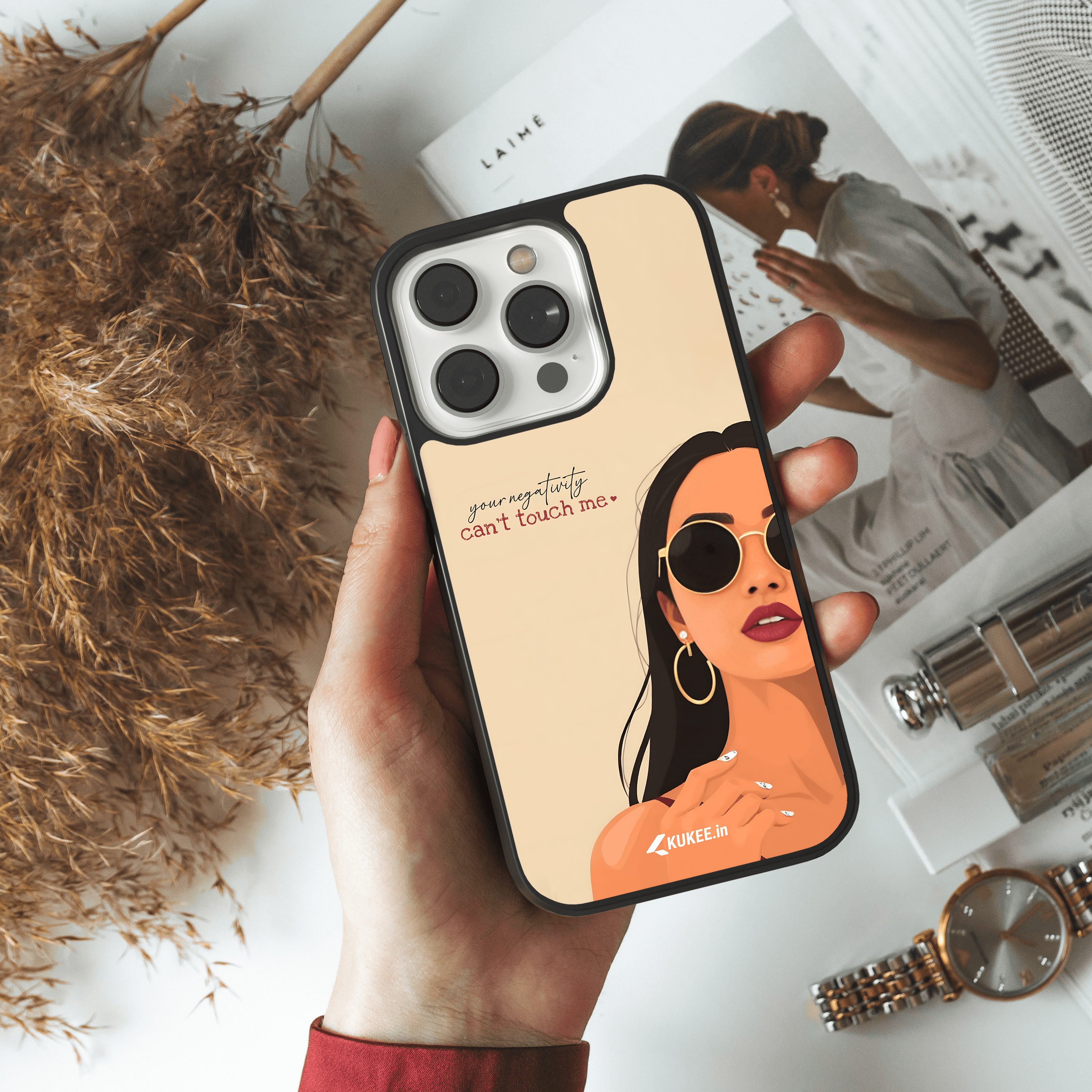 Negativity Can't Touch Me - Stylish Woman in Sunglasses | Empowering Woman