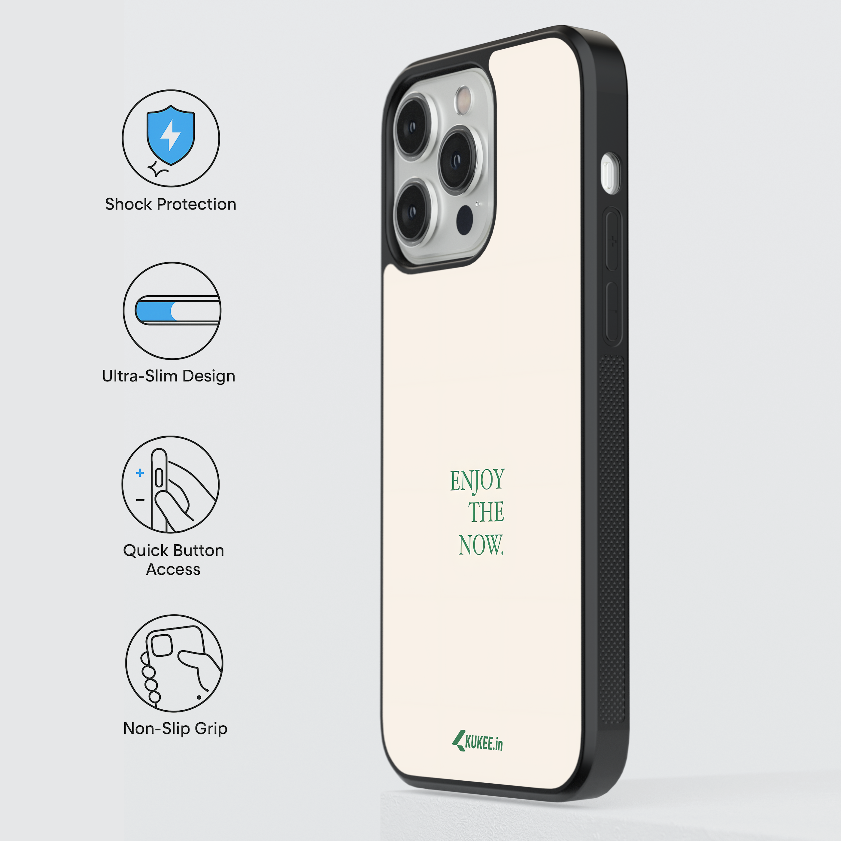 ENJOY THE NOW - Positive Living Quote | Mindfulness Reminder