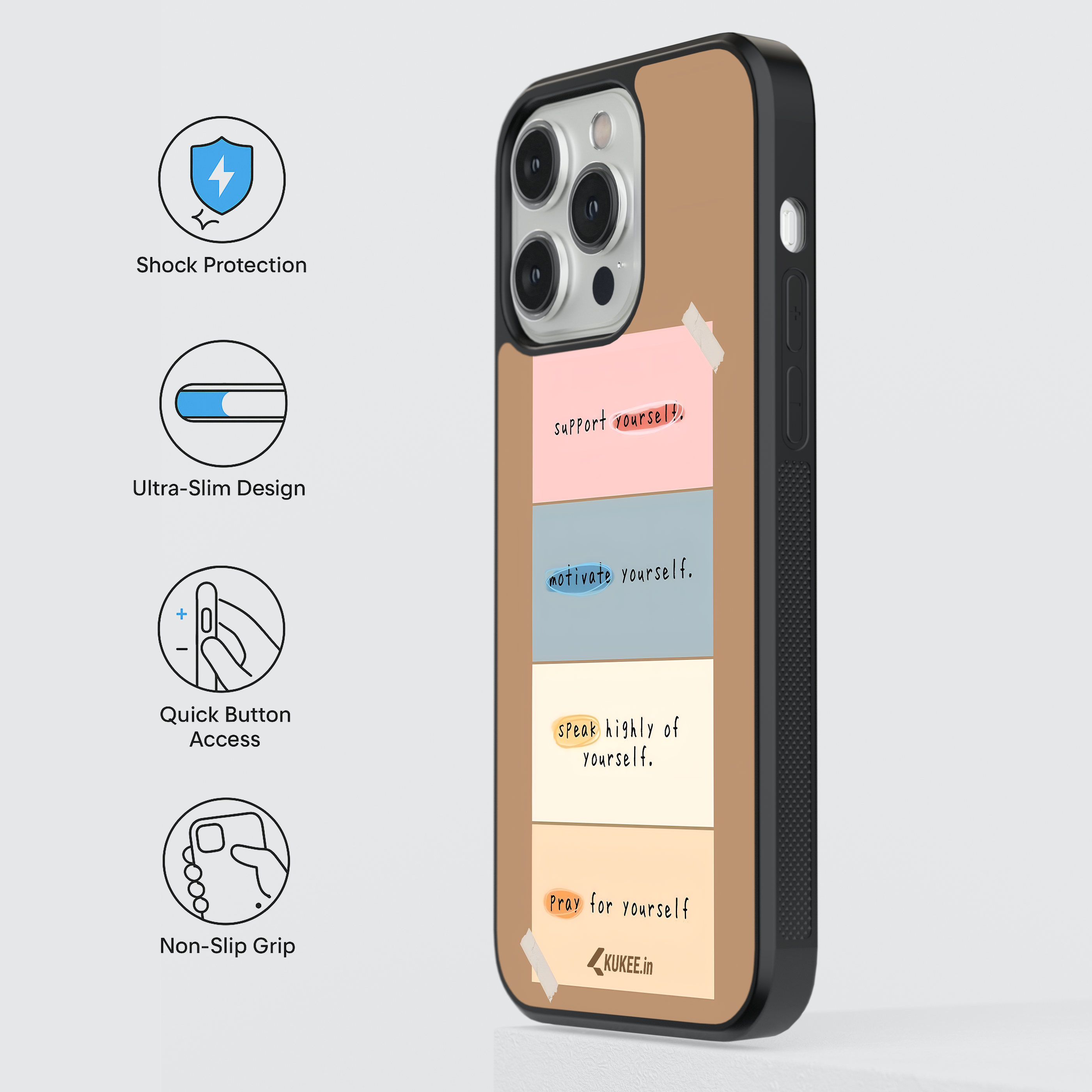 Self-Care Affirmations Mobile Case - Support Motivate Speak Pray