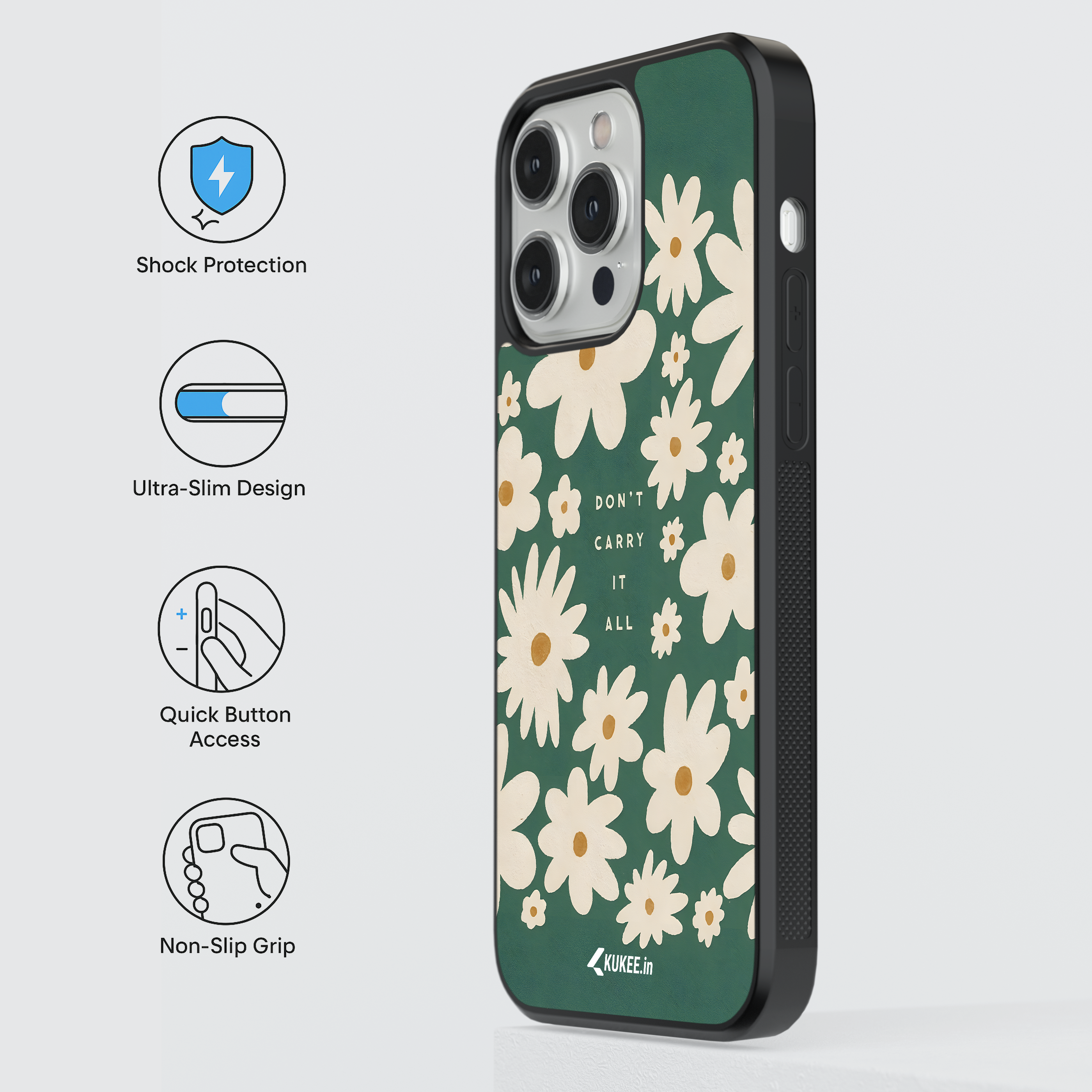 DON'T CARRY IT ALL - Inspirational Floral Reminder