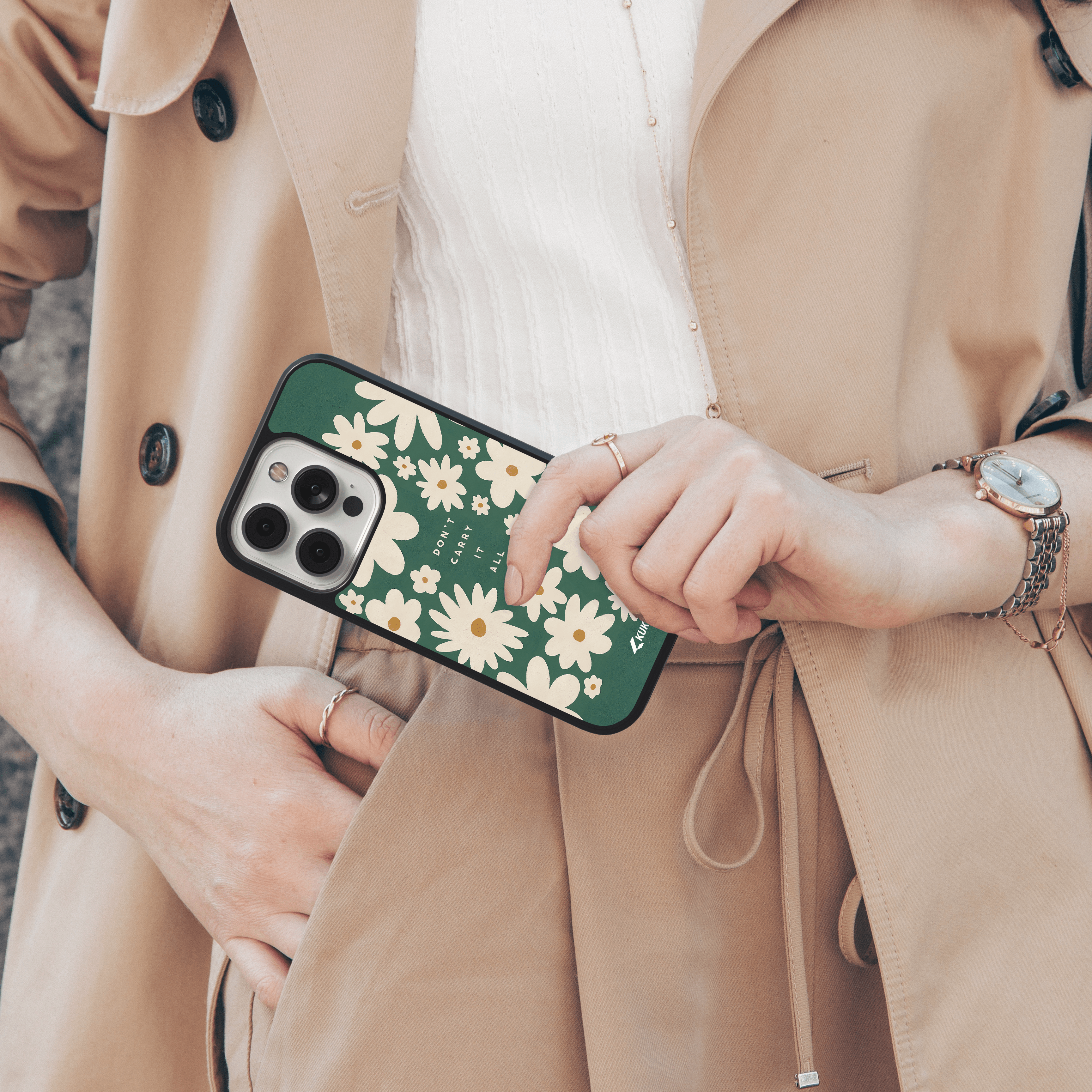 DON'T CARRY IT ALL - Inspirational Floral Reminder