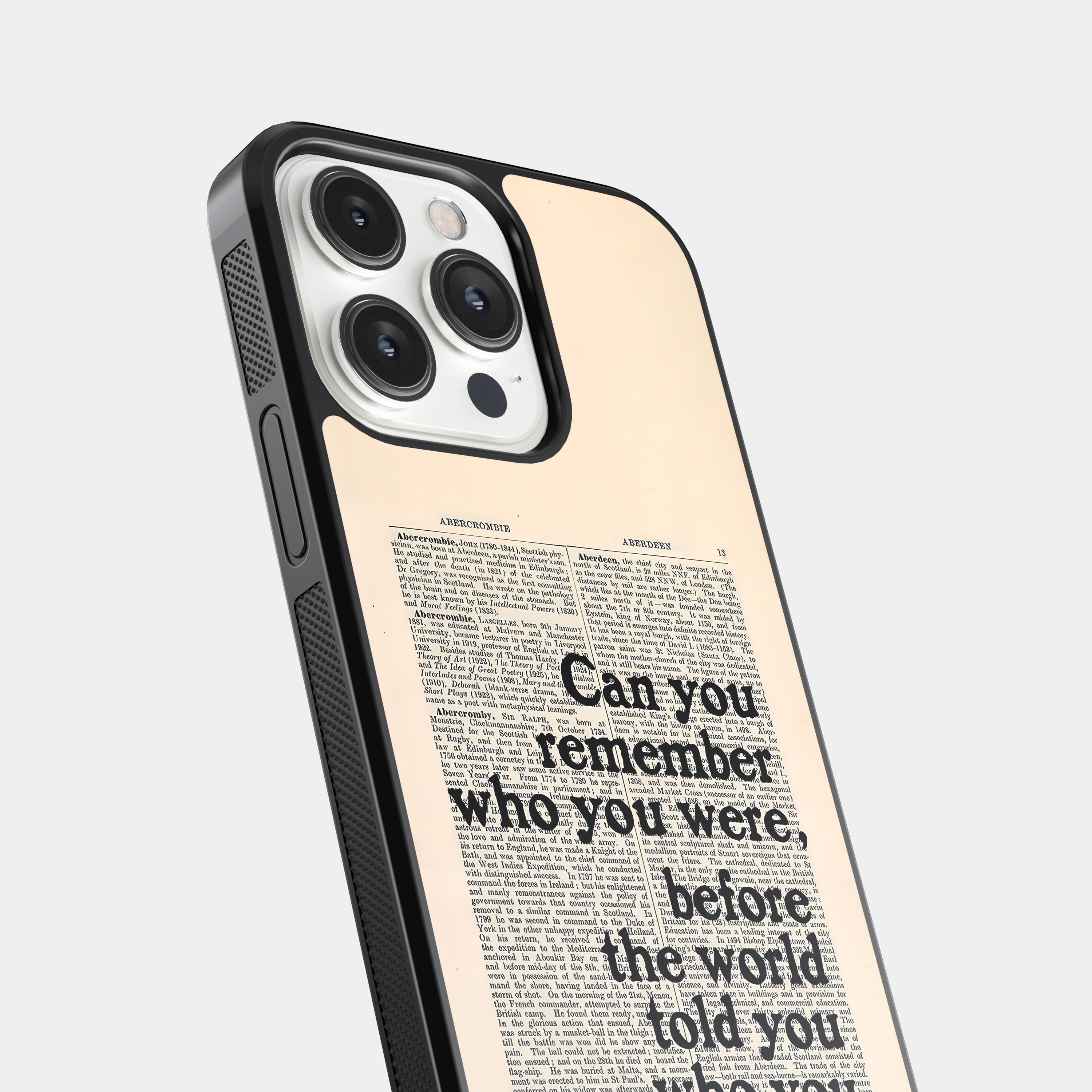 Remember Who You Were - Empowering Quote Mobile Cover