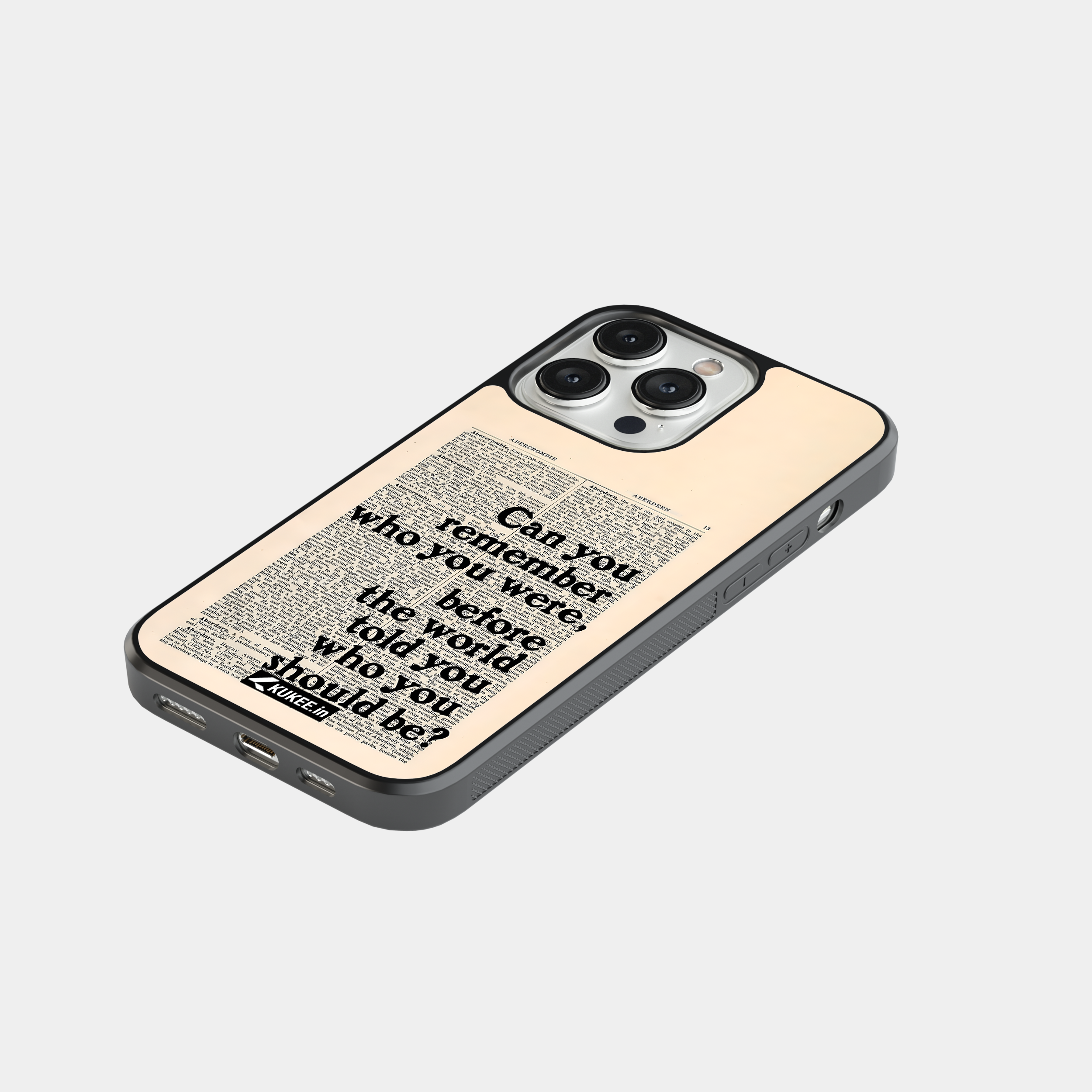 Remember Who You Were - Empowering Quote Mobile Cover