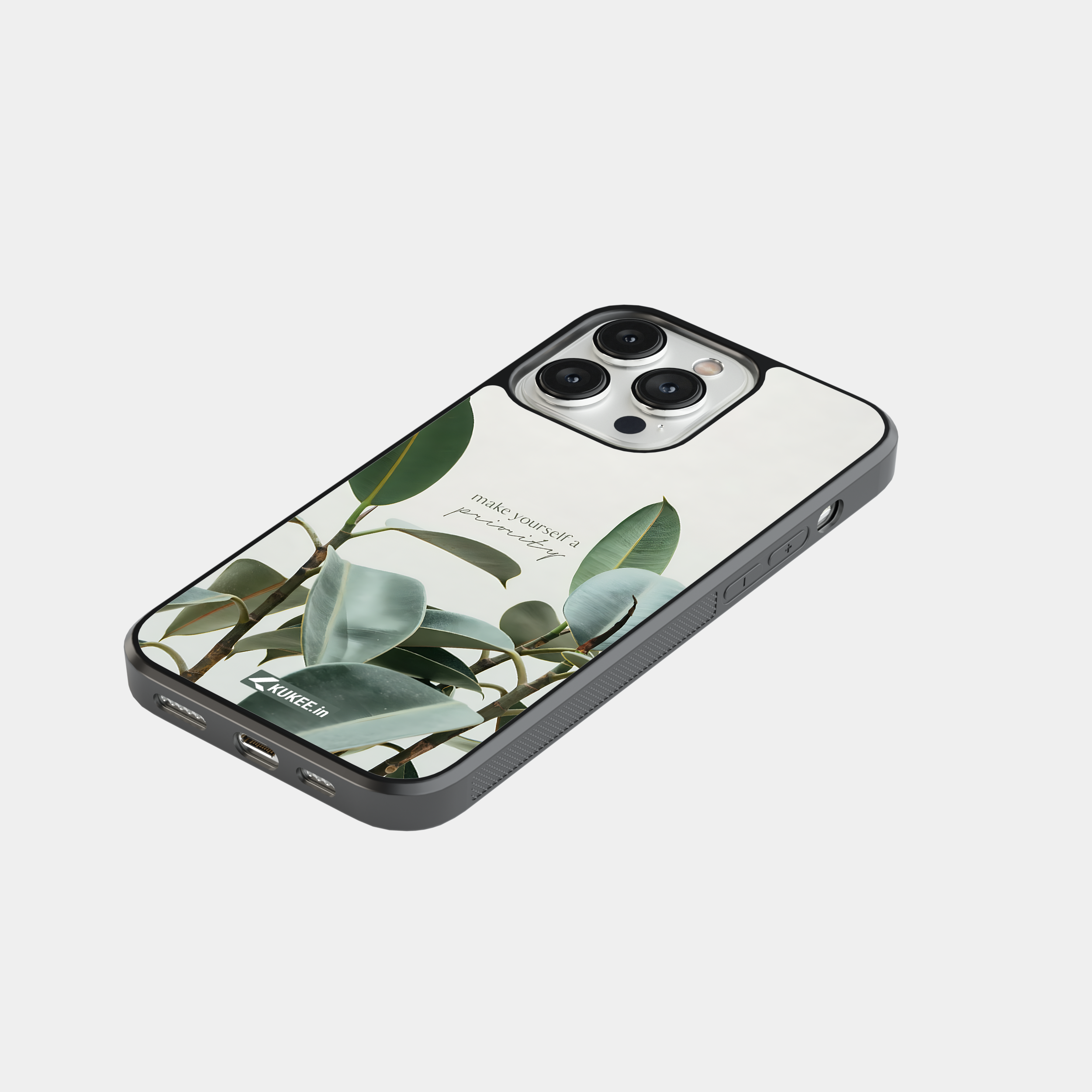 Make Yourself a Priority - Rubber Plant Mobile Cover - Self-Love Reminder