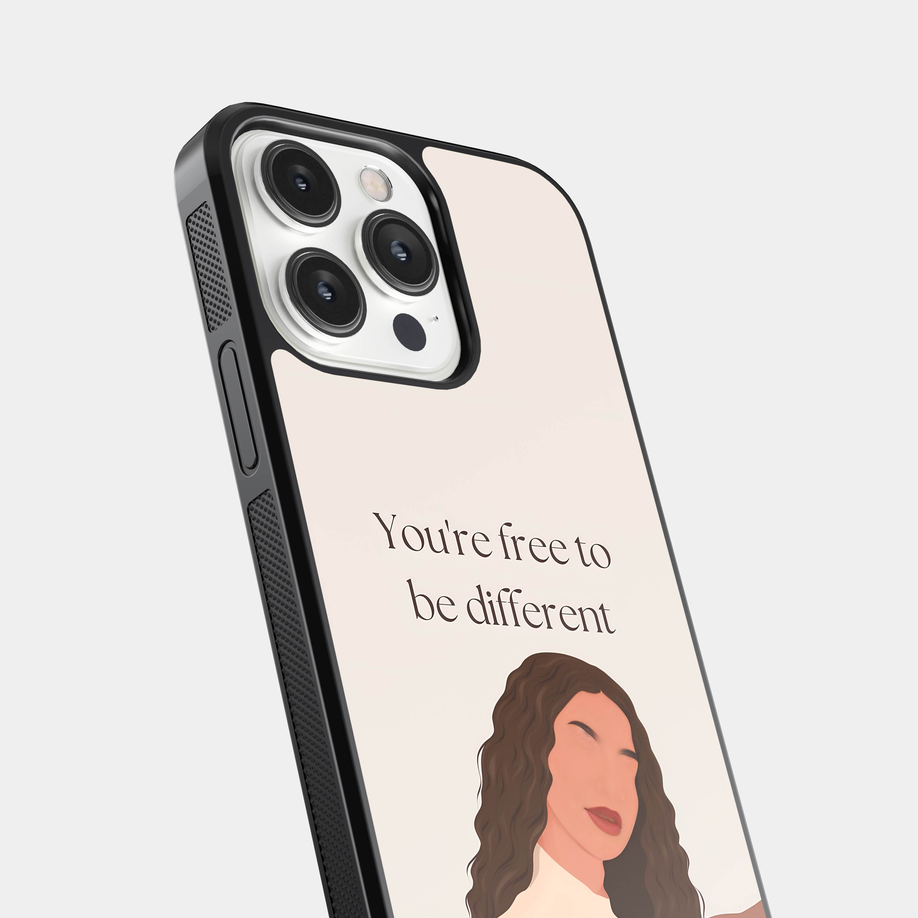 You're free to be different - Inspirational Self-Expression Mobile Cover