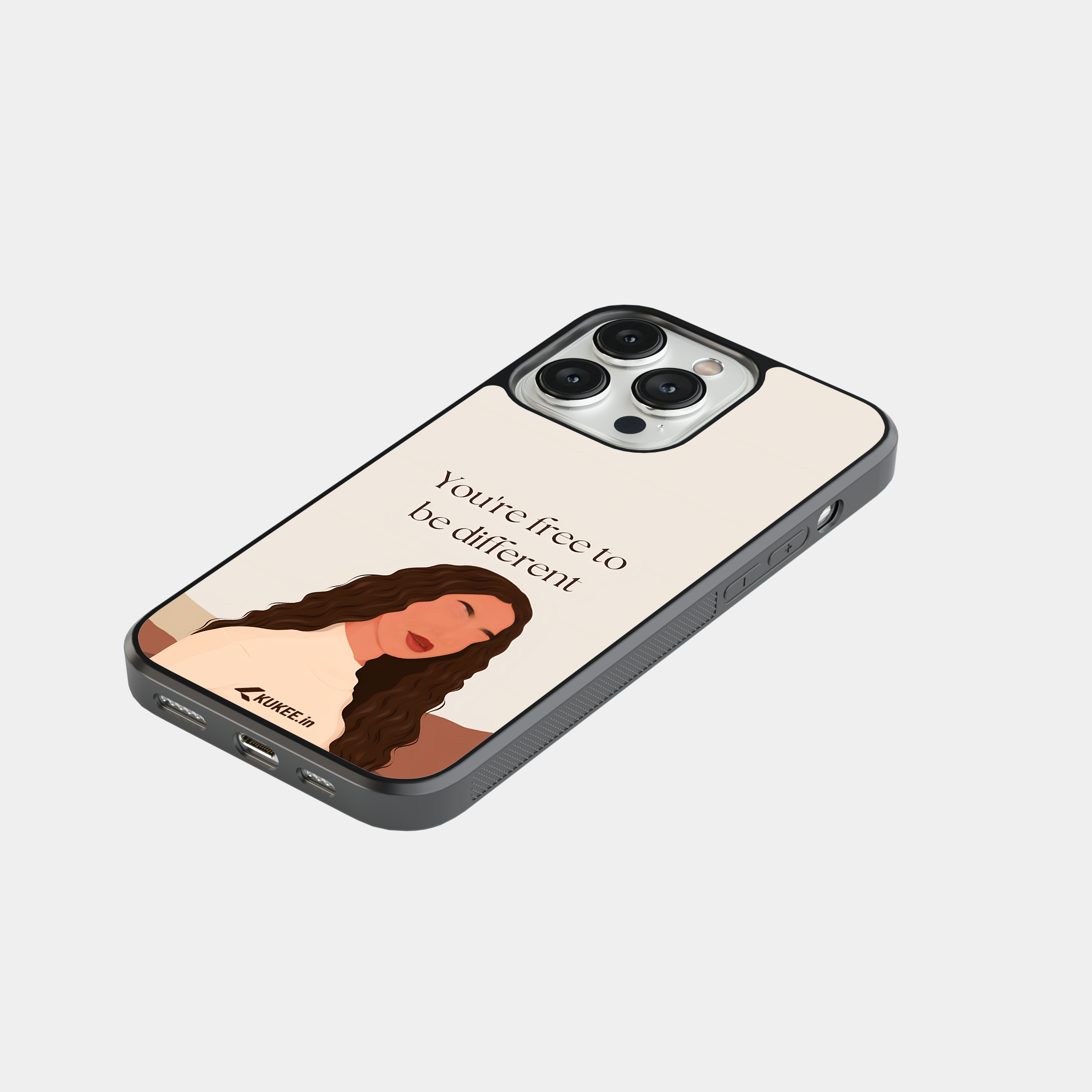 You're free to be different - Inspirational Self-Expression Mobile Cover