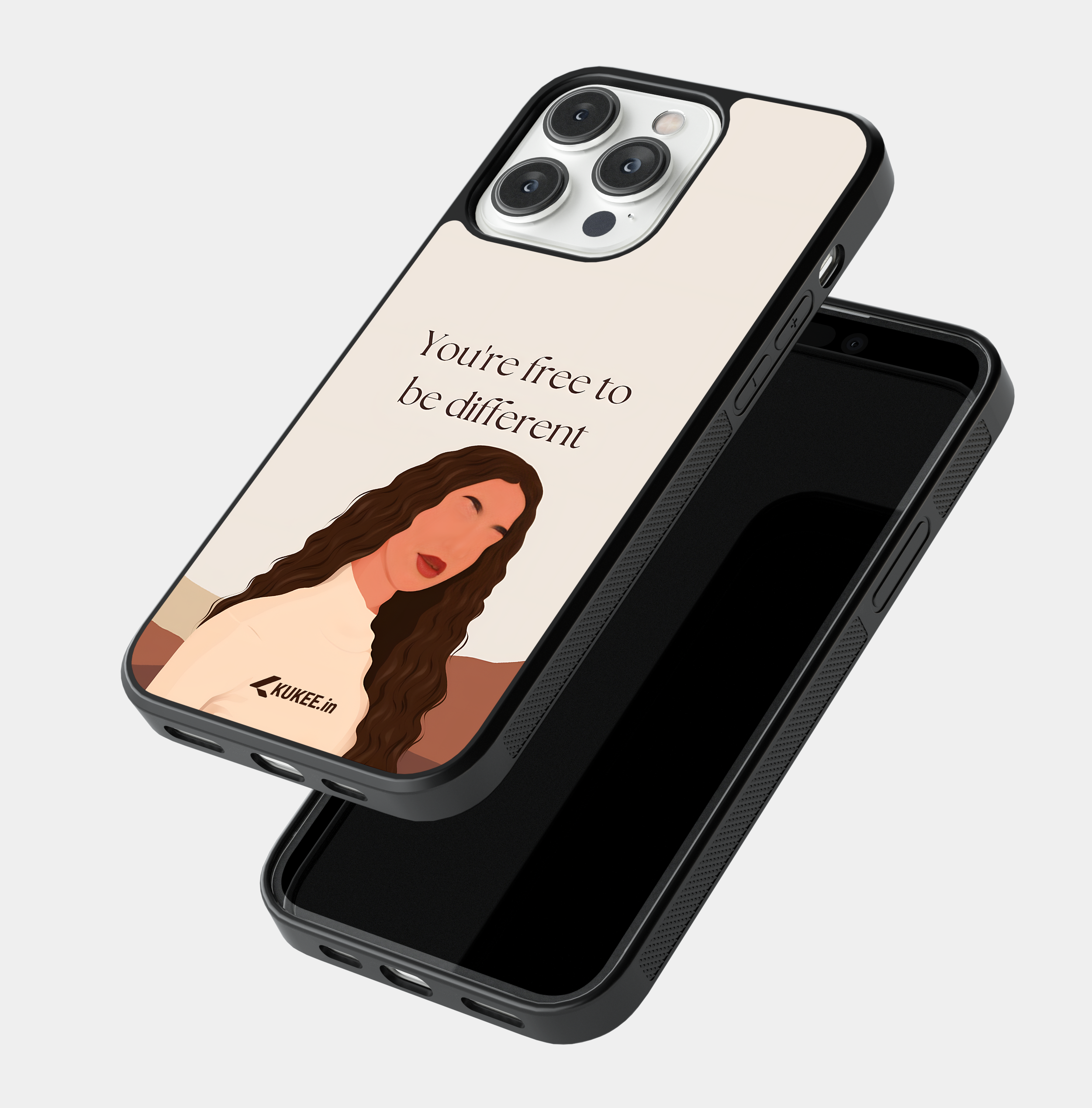 You're free to be different - Inspirational Self-Expression Mobile Cover