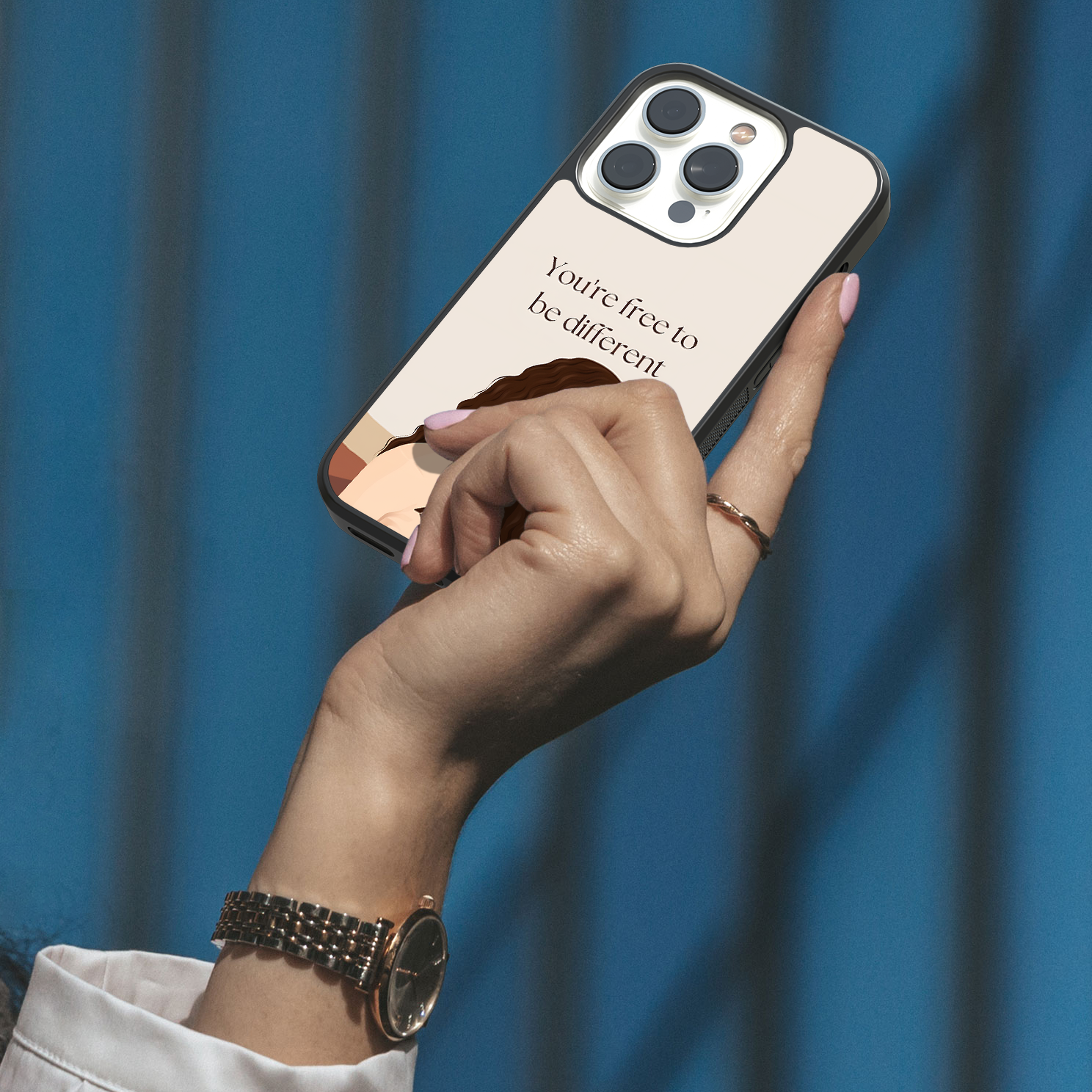 You're free to be different - Inspirational Self-Expression Mobile Cover