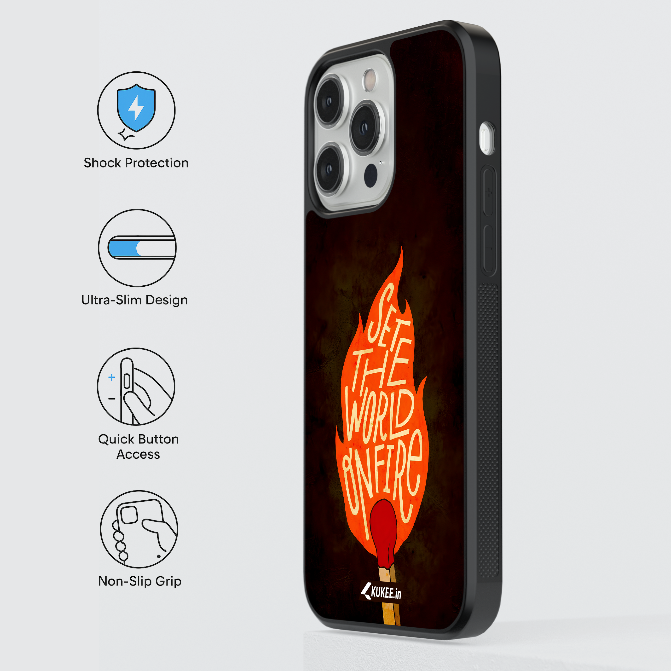 Set The World On Fire - Ignite Your Passion Mobile Cover