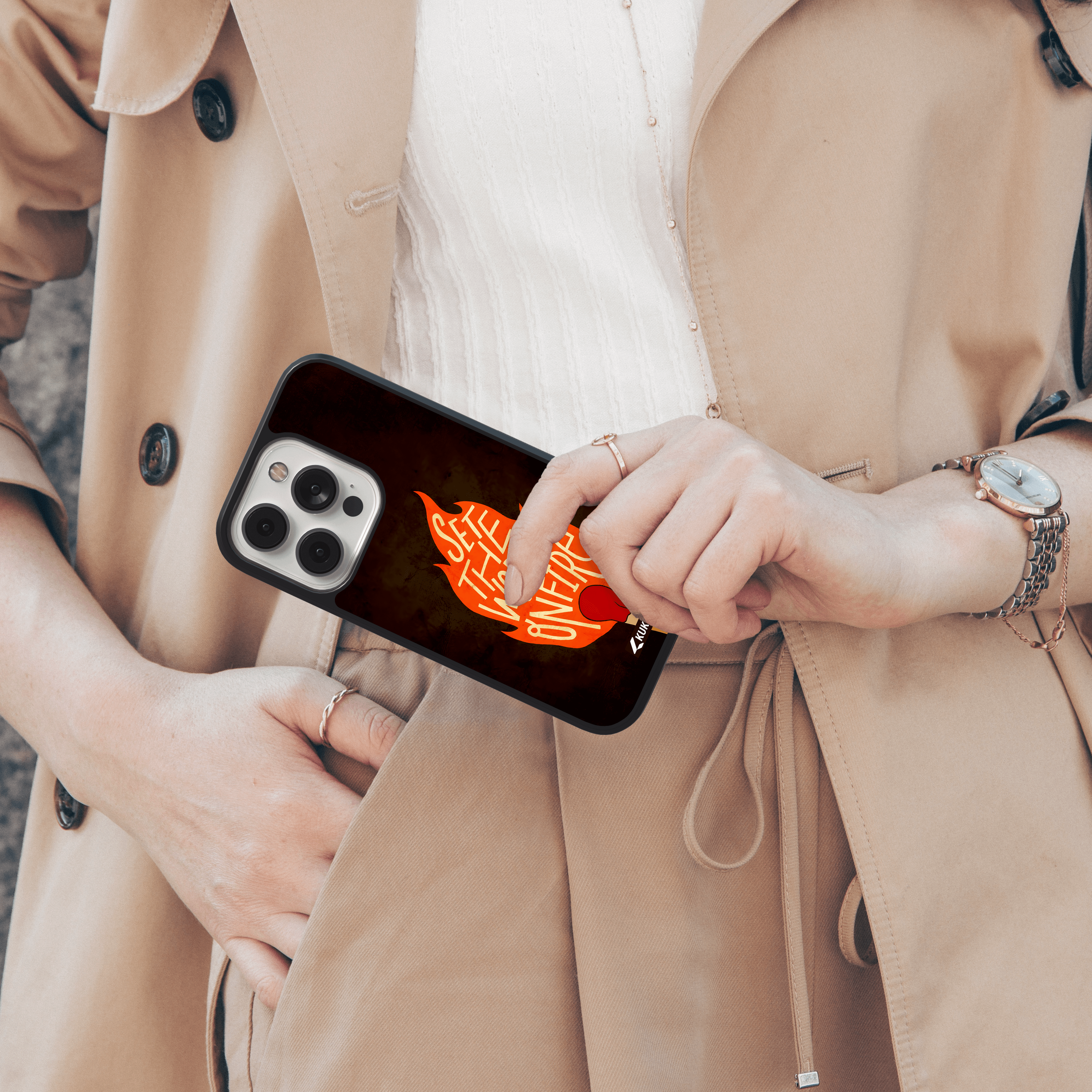 Set The World On Fire - Ignite Your Passion Mobile Cover