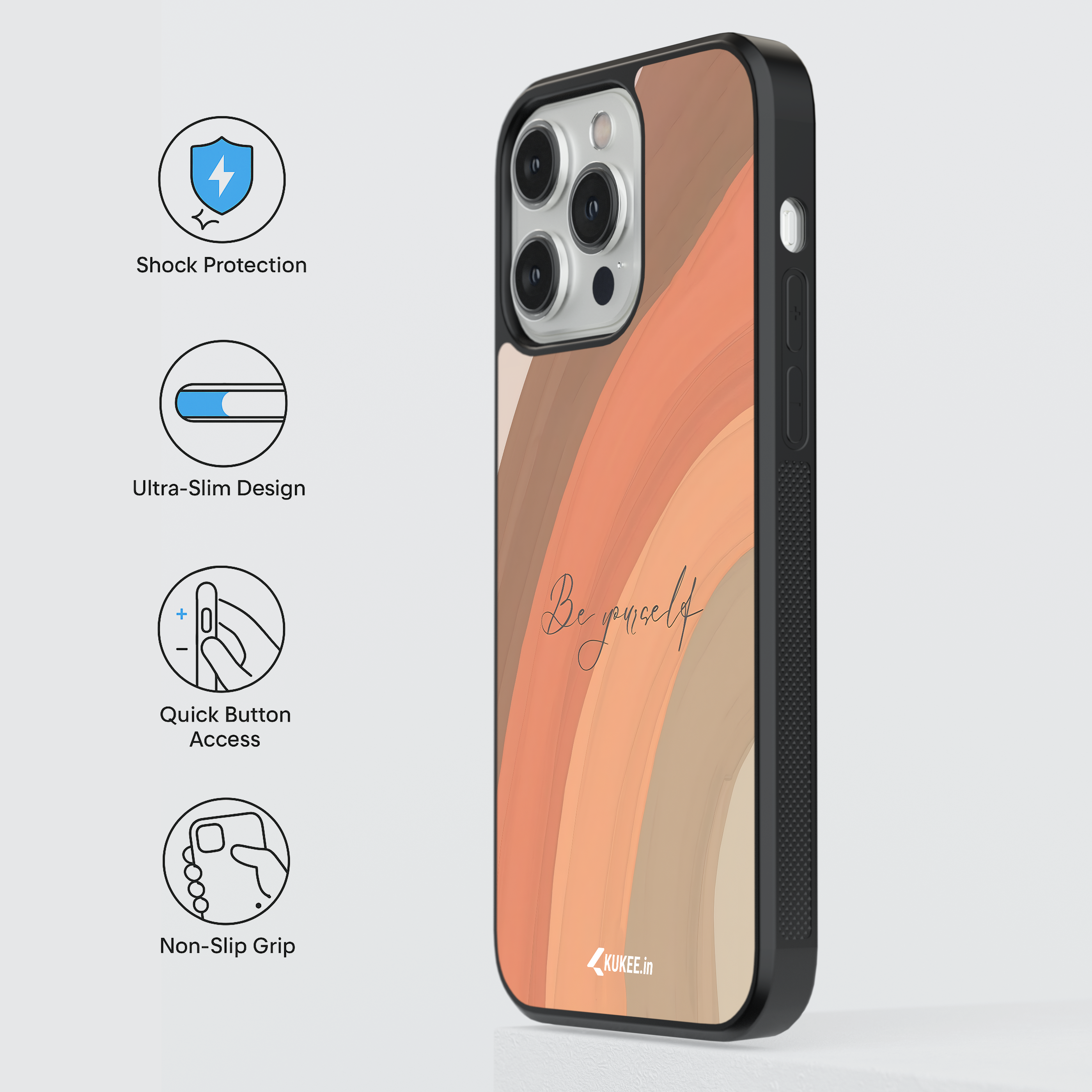 Be Yourself - Positive Affirmation Mobile Cover