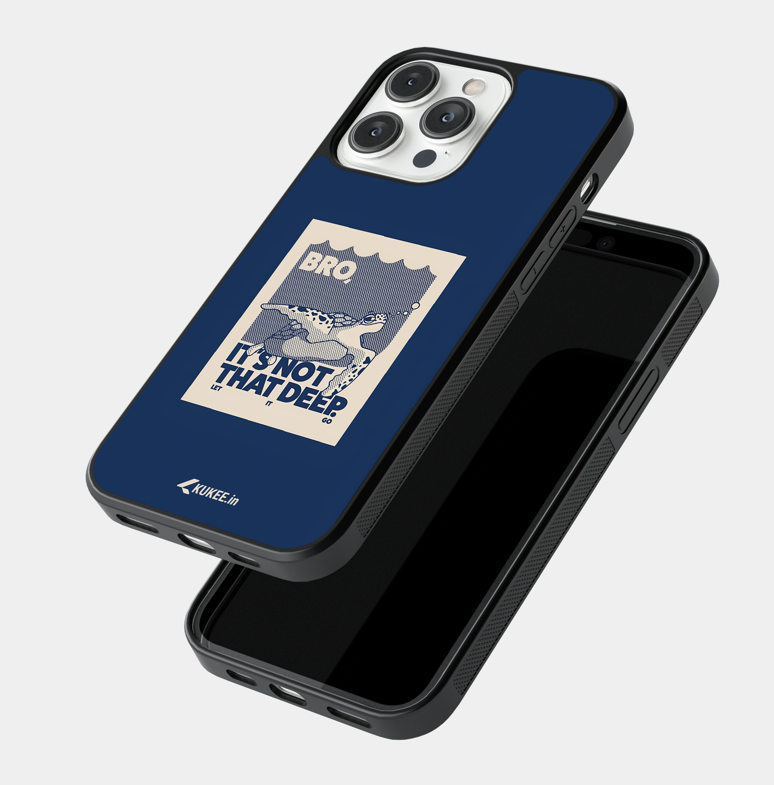 "BRO, IT'S NOT THAT DEEP" Mobile Case - Funny Turtle Quote