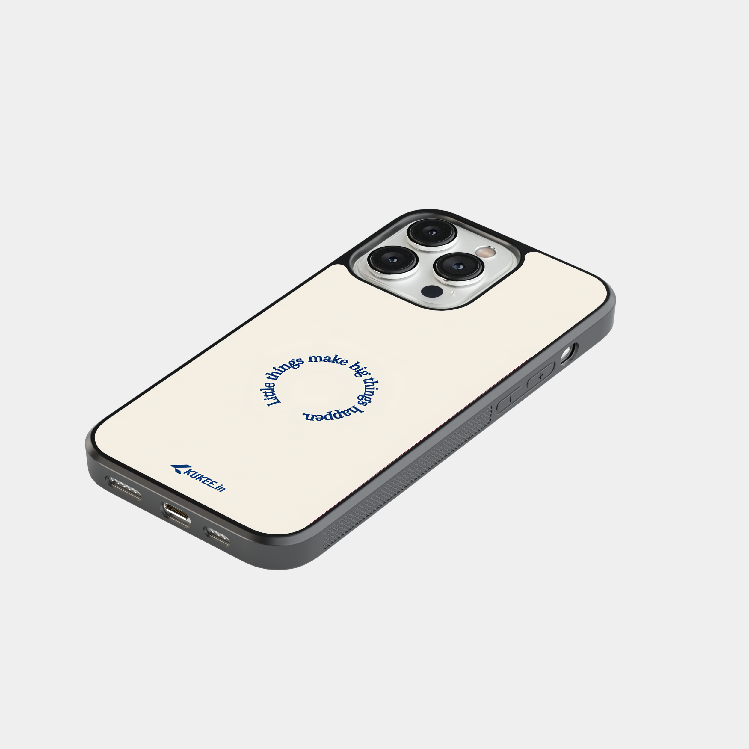 Little things make big things happen - Positive Growth Quote Mobile Cover