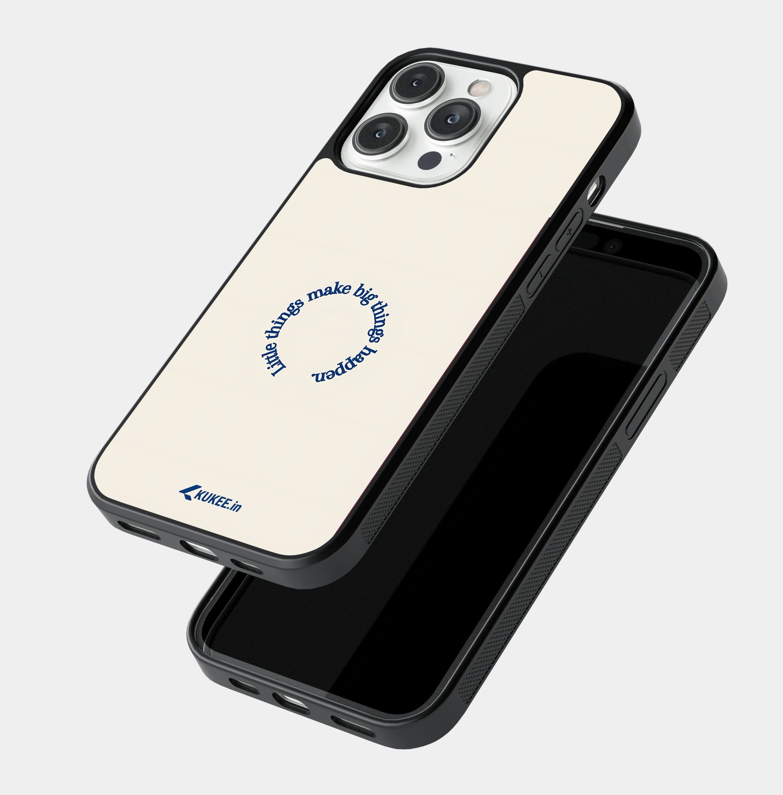 Little things make big things happen - Positive Growth Quote Mobile Cover