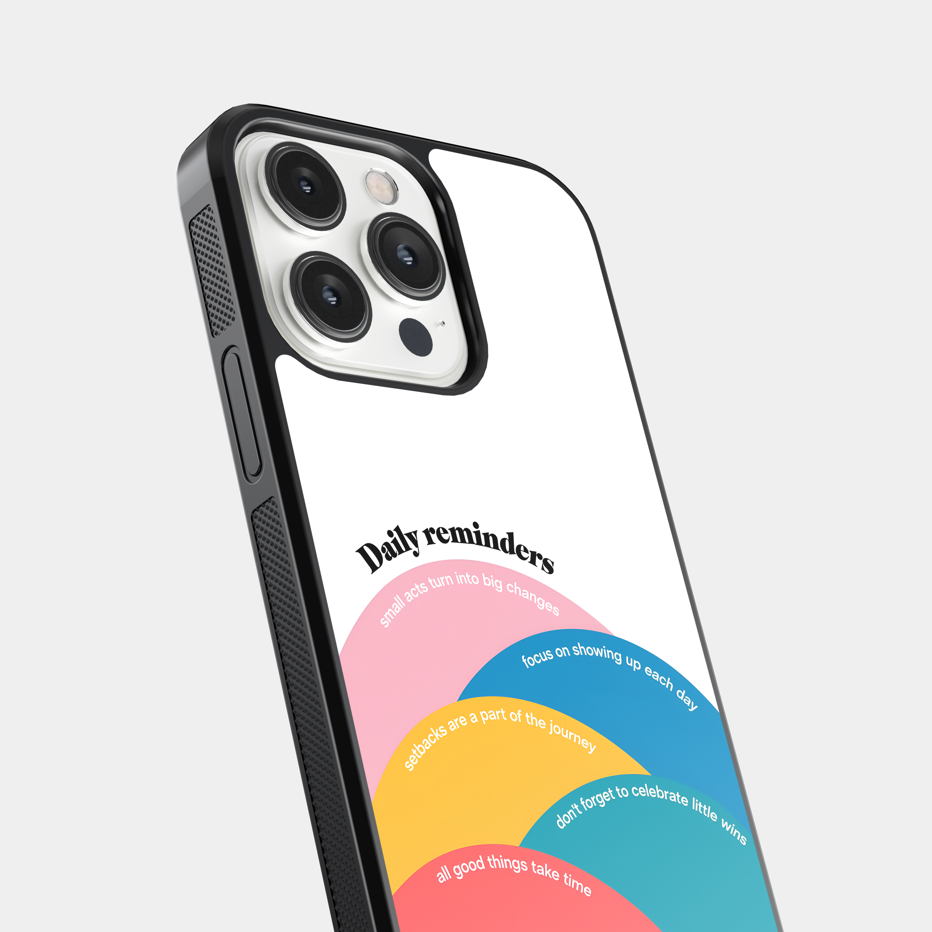 Colorful Daily Reminders Mobile Case - Small Acts Big Changes