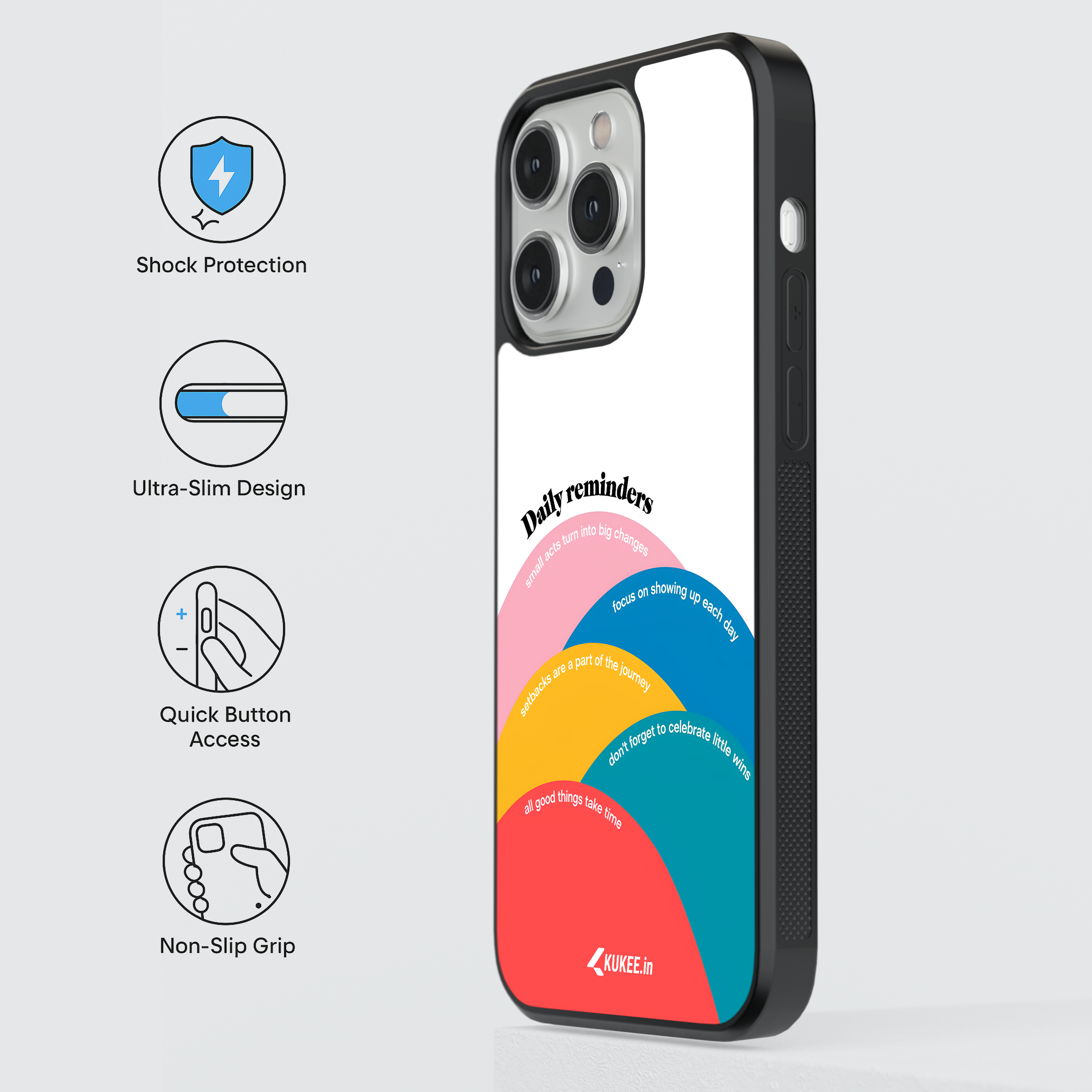 Colorful Daily Reminders Mobile Case - Small Acts Big Changes