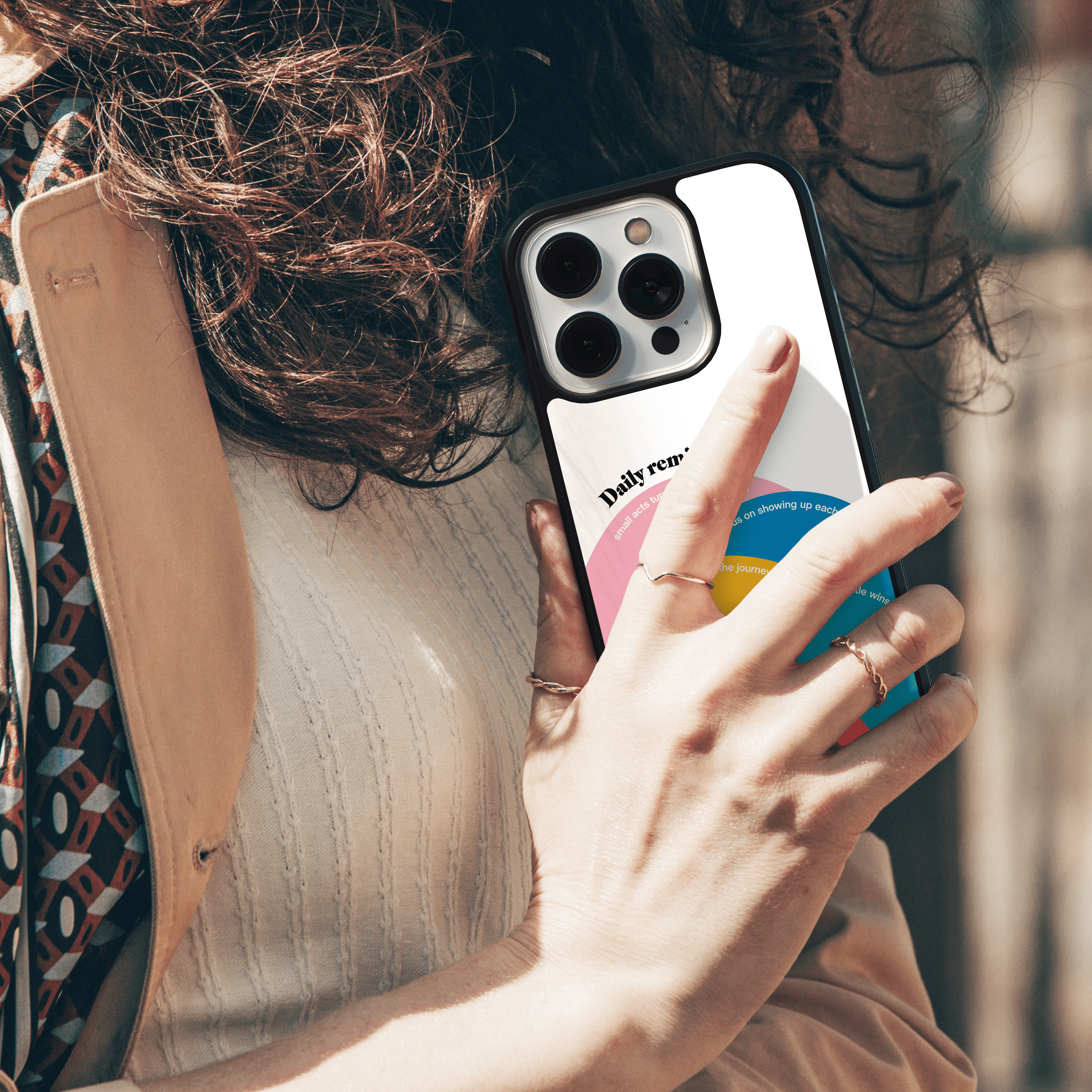 Colorful Daily Reminders Mobile Case - Small Acts Big Changes