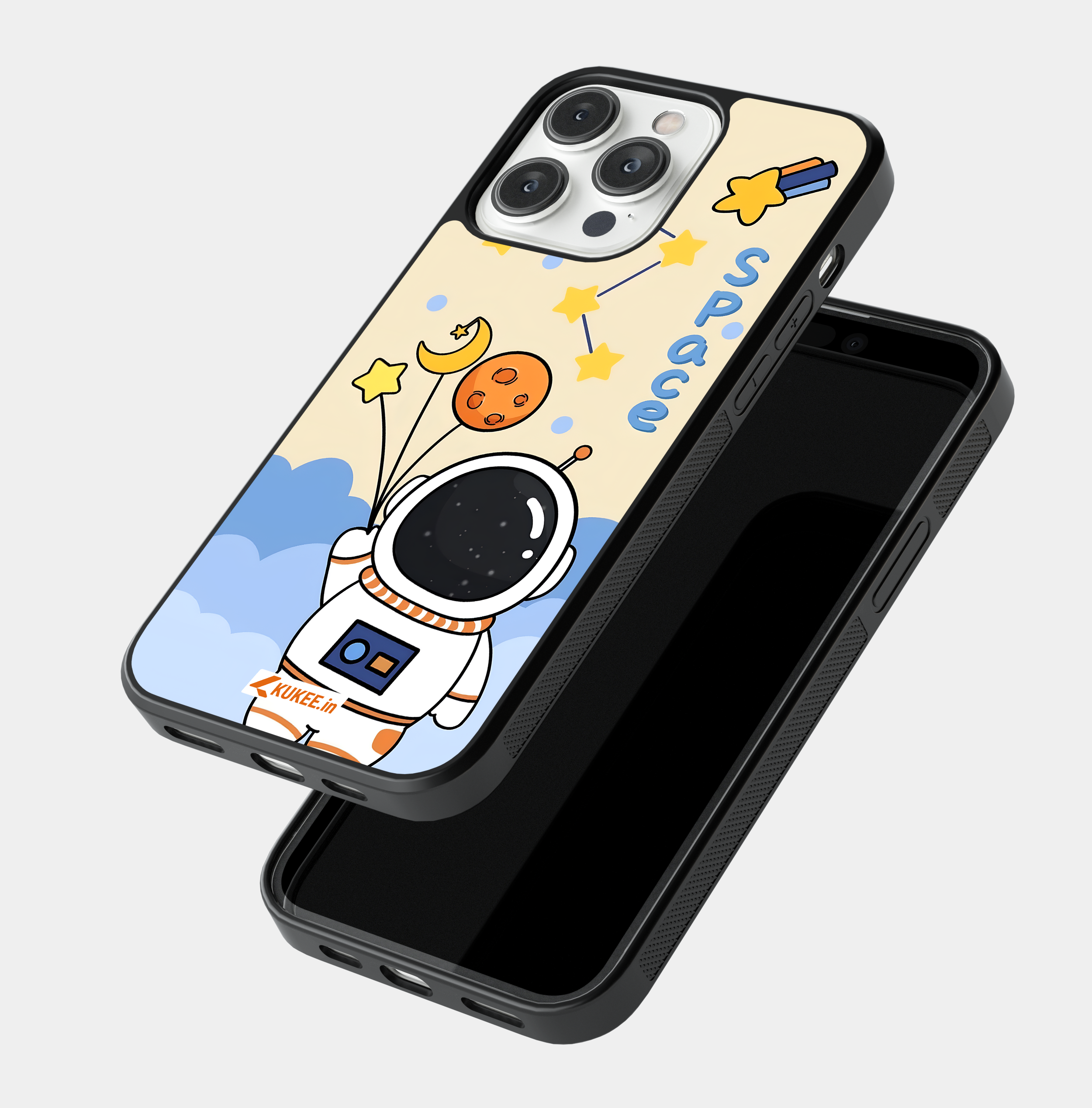 Cute Astronaut with Planets & Stars Mobile Case - Cartoon Space