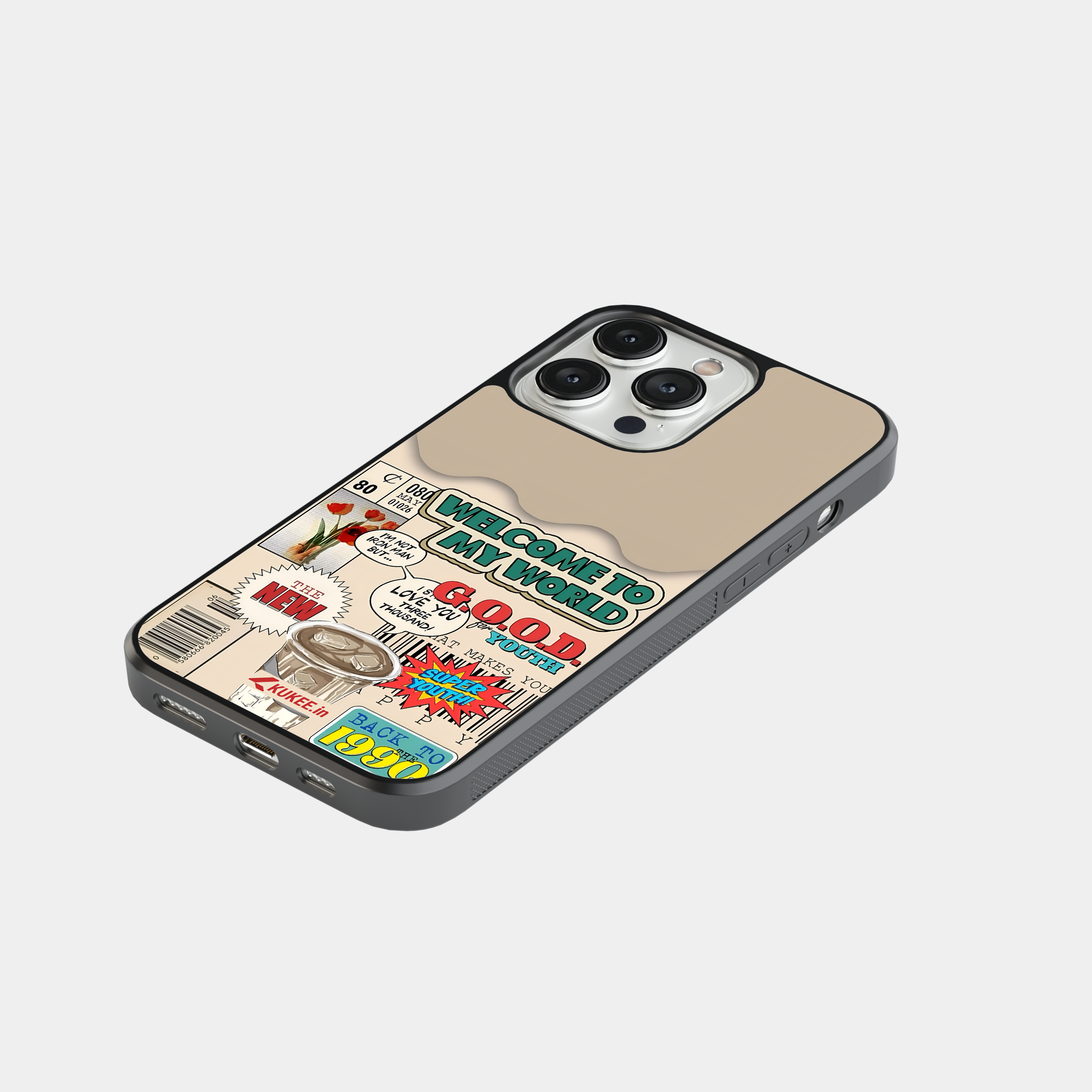 Random Pop Culture Collage Mobile Case - "Welcome to My World"