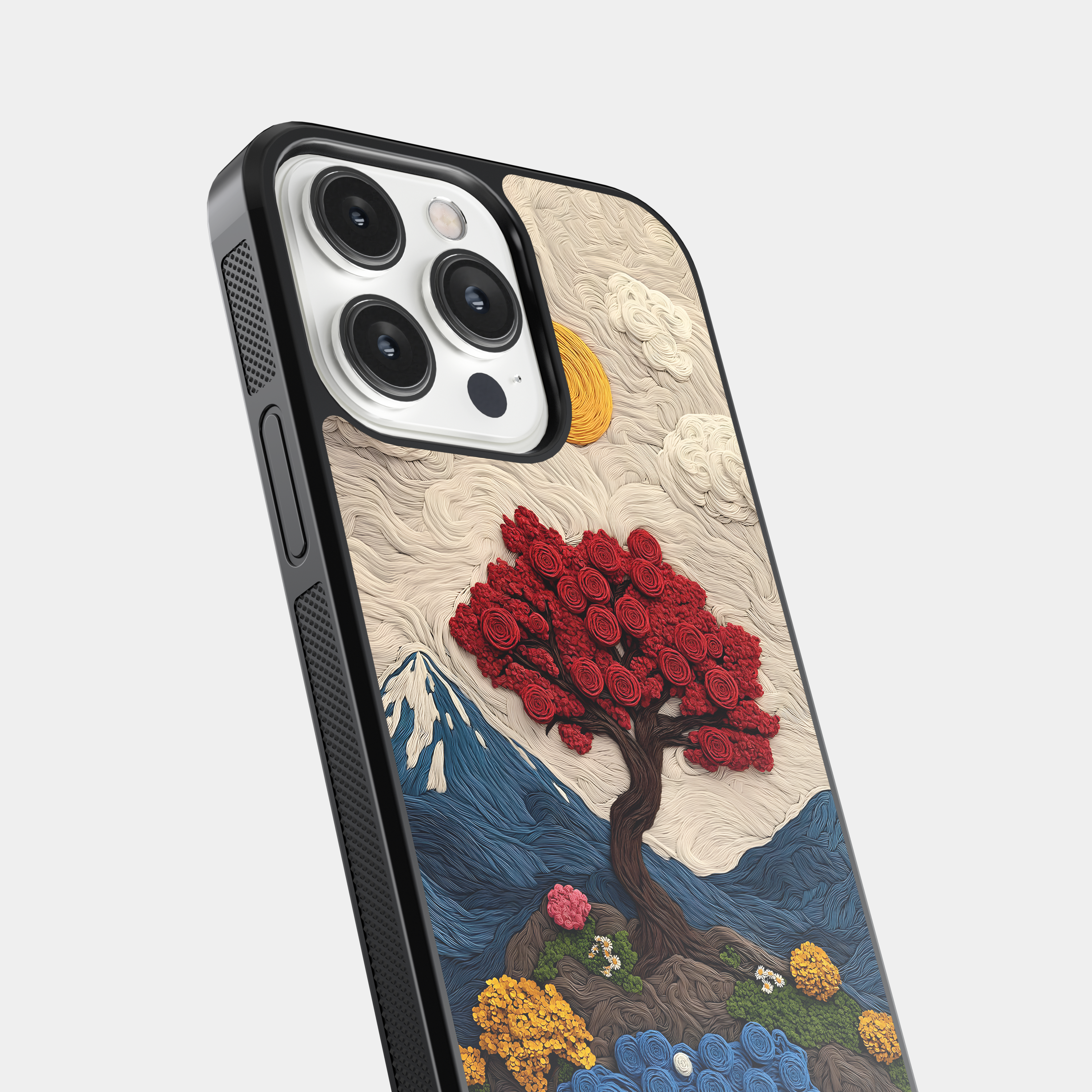 Unique Nature Scene Mobile Cover - Colorful Mountain View