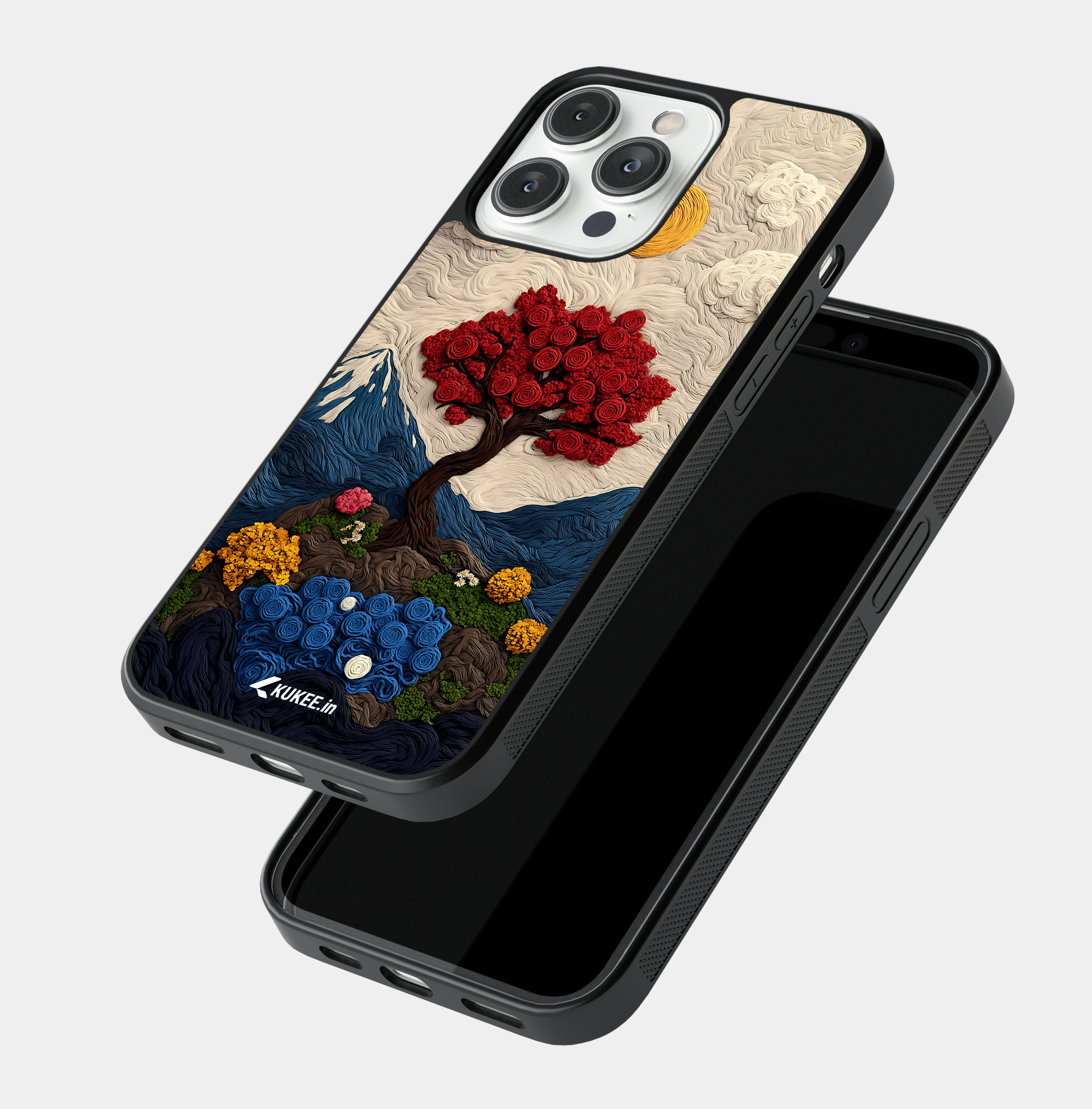 Unique Nature Scene Mobile Cover - Colorful Mountain View