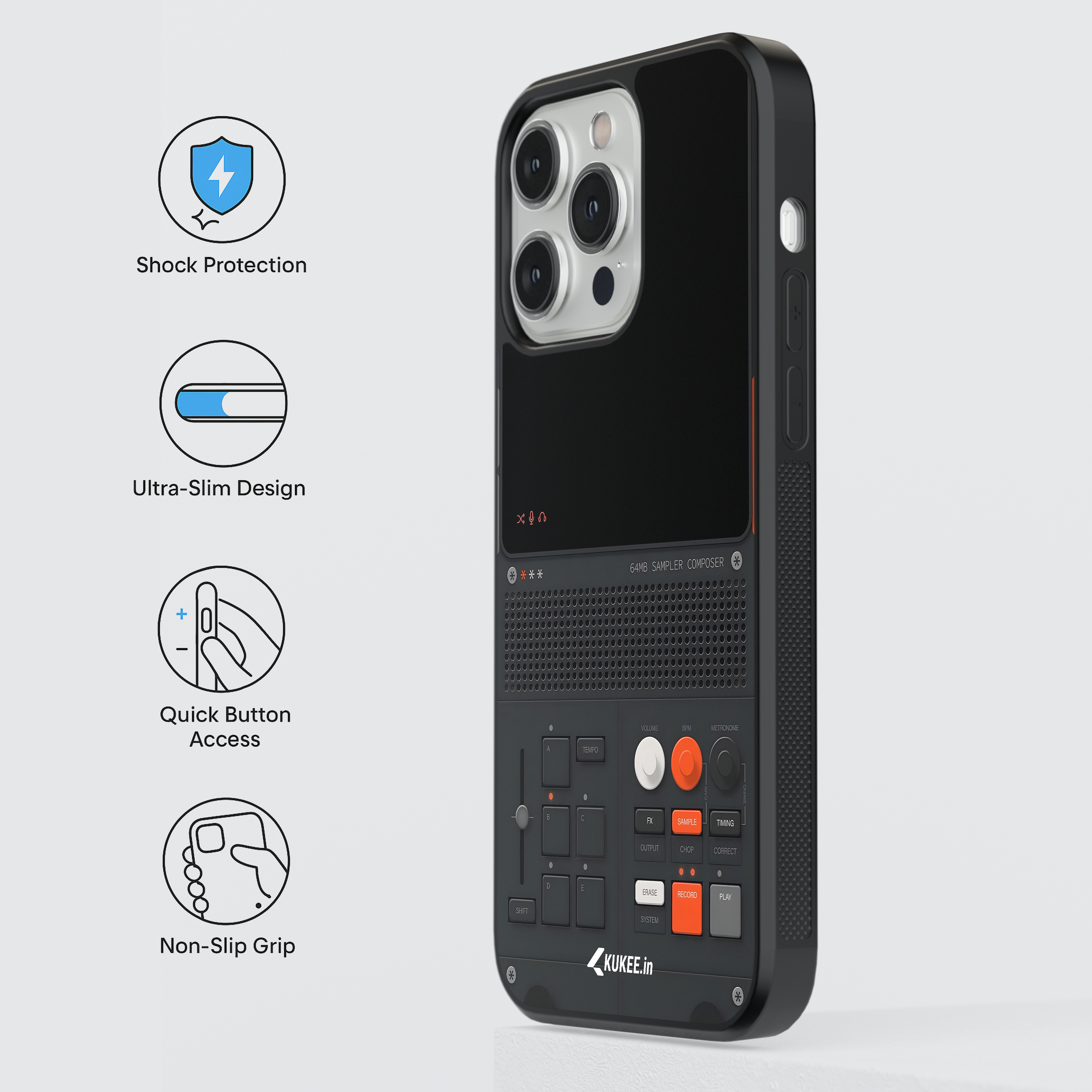 Beatmaker Mobile Cover - Electronic Music Studio Equipment