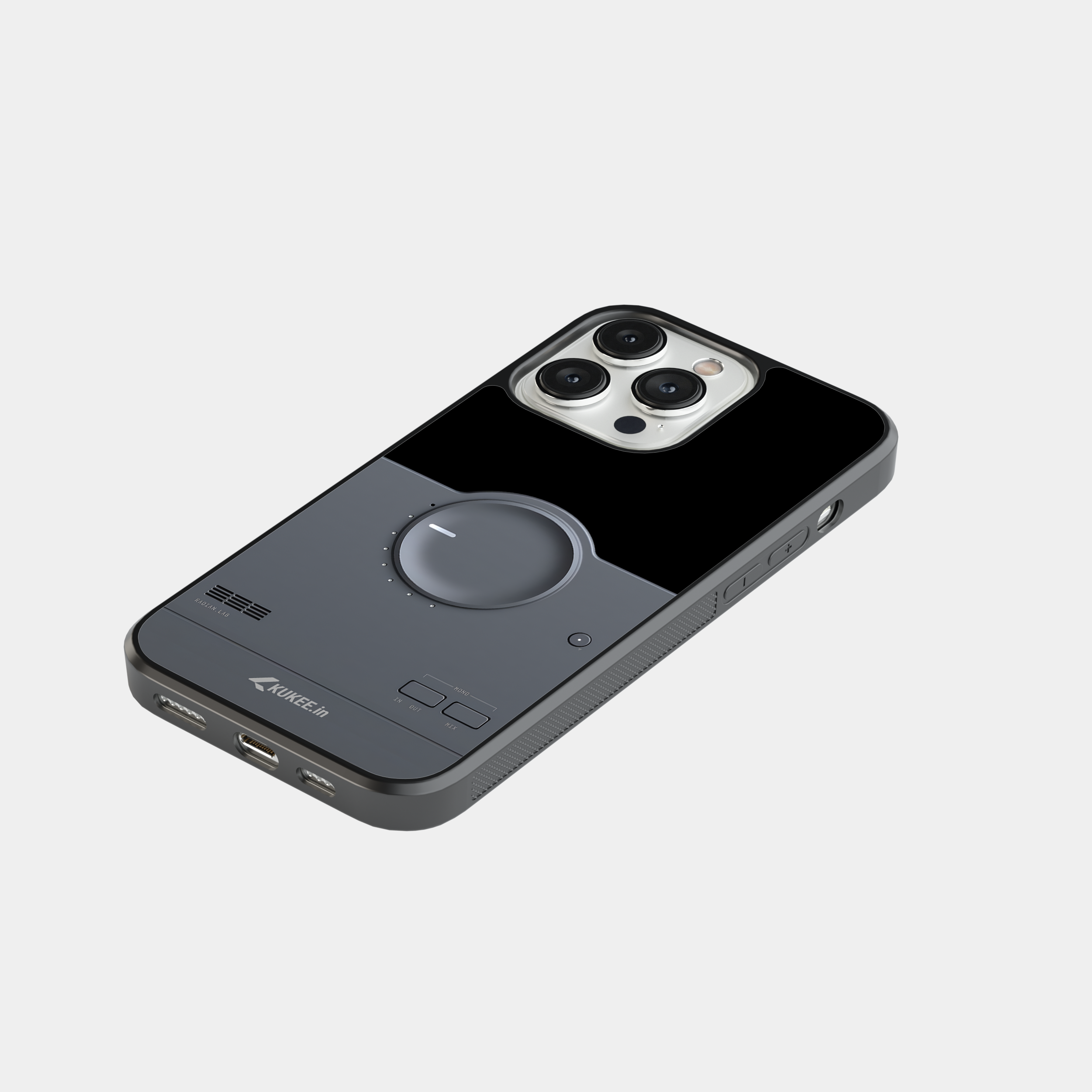 Modern Audio Equipment Mobile Cover - Simple Knob Control