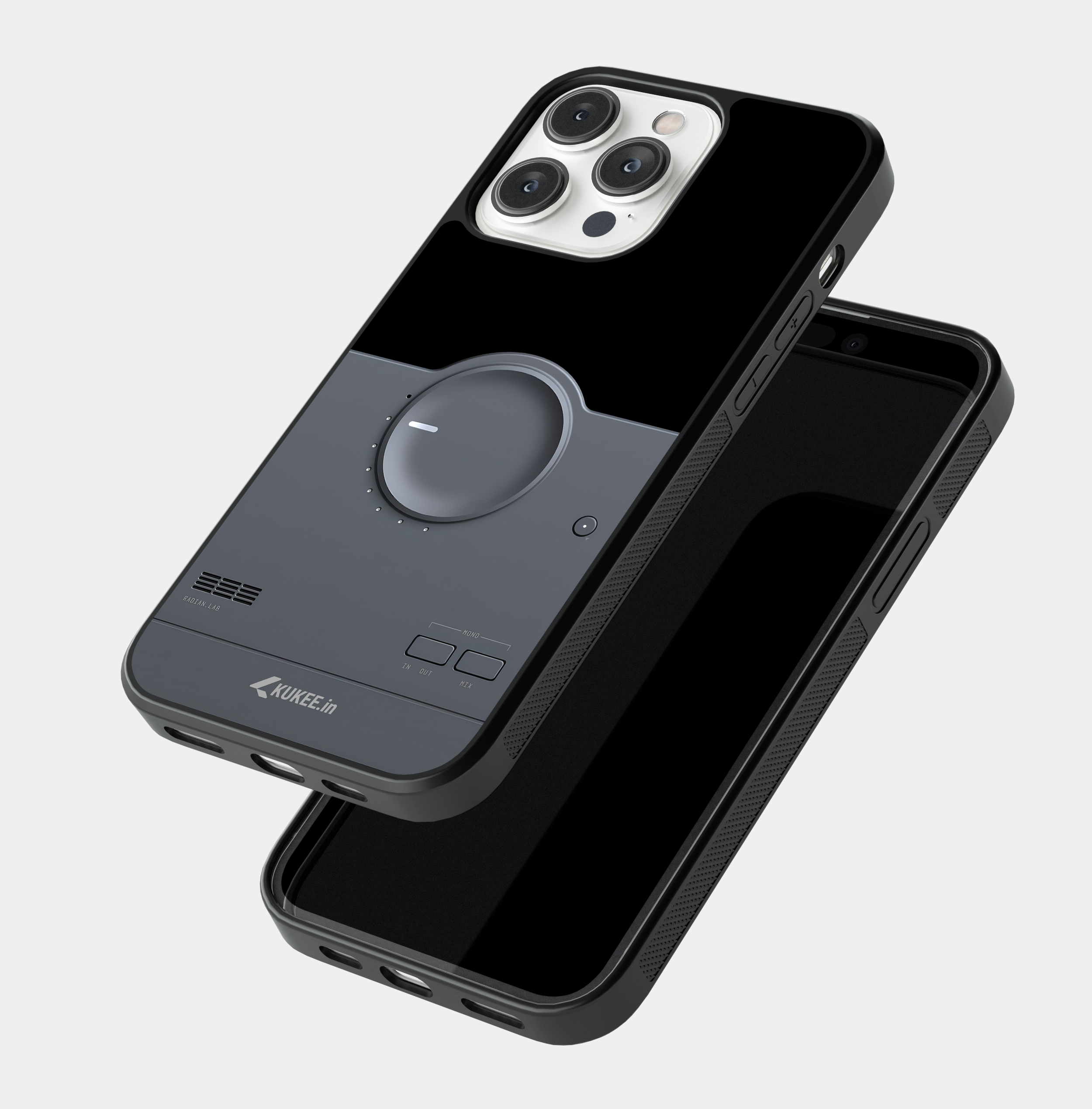 Modern Audio Equipment Mobile Cover - Simple Knob Control