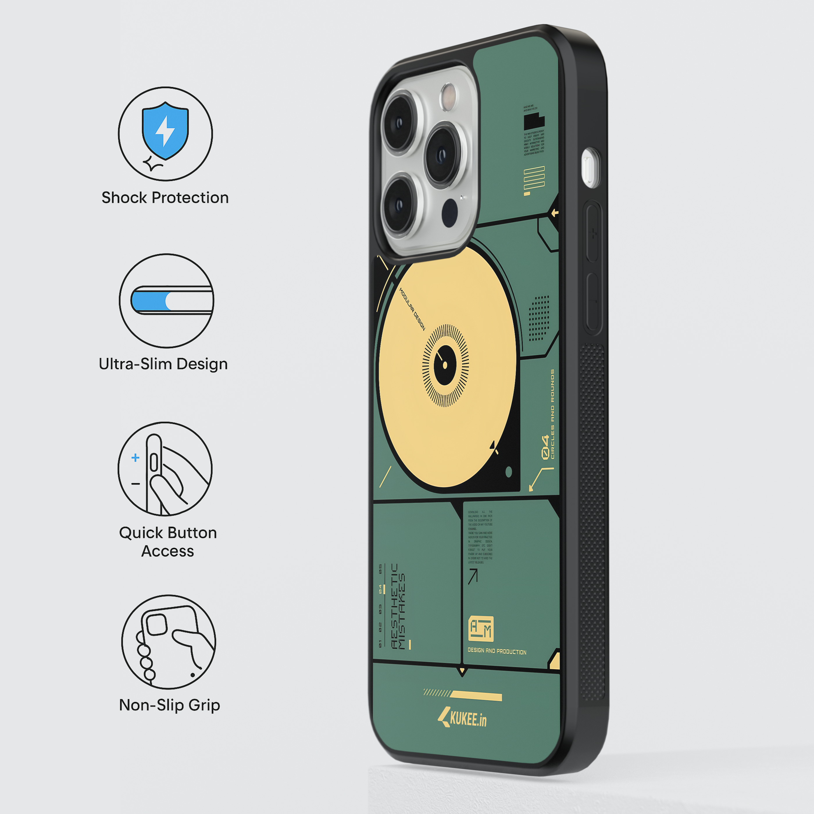 Cyberpunk Aesthetic Mobile Cover - Unique Graphic Art