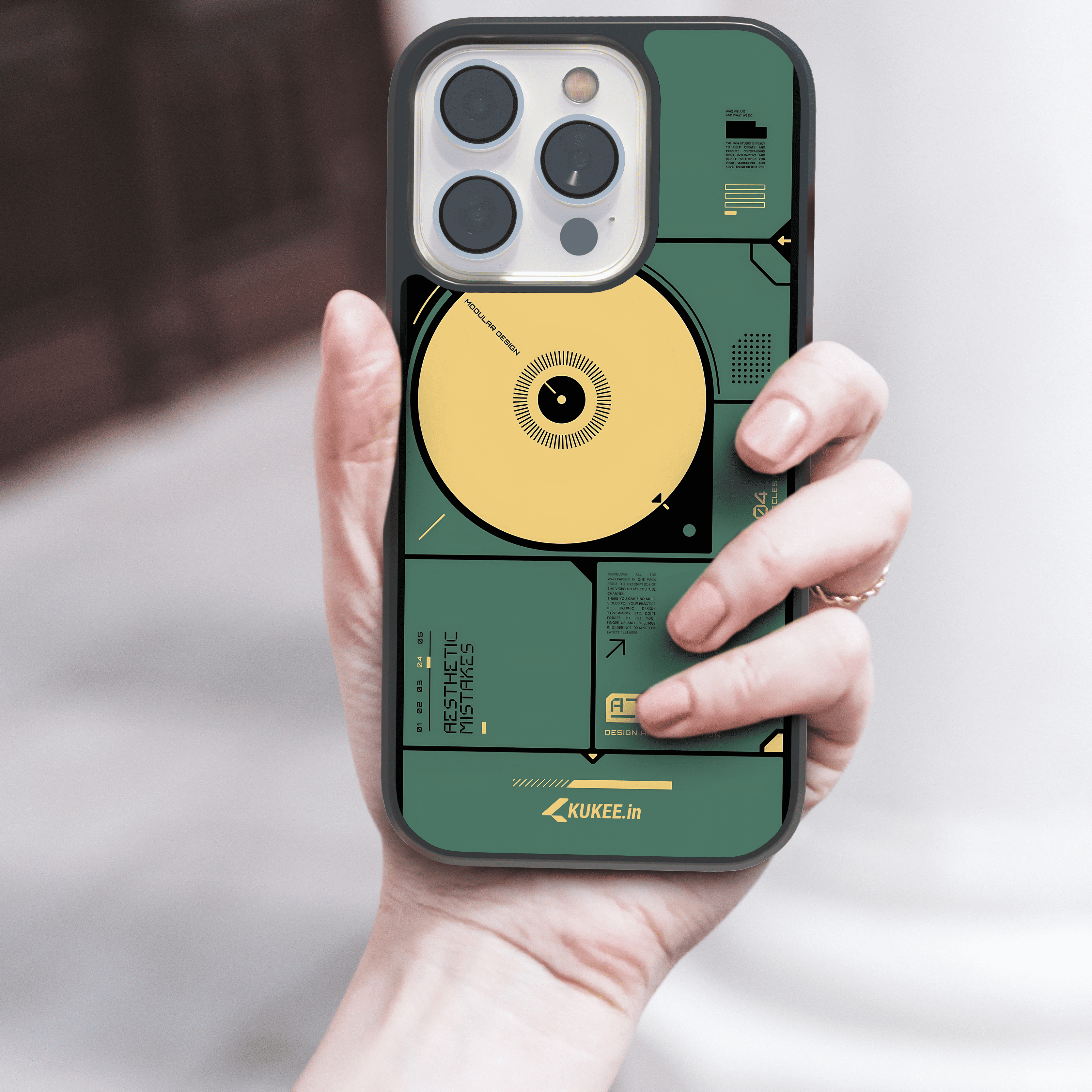 Cyberpunk Aesthetic Mobile Cover - Unique Graphic Art